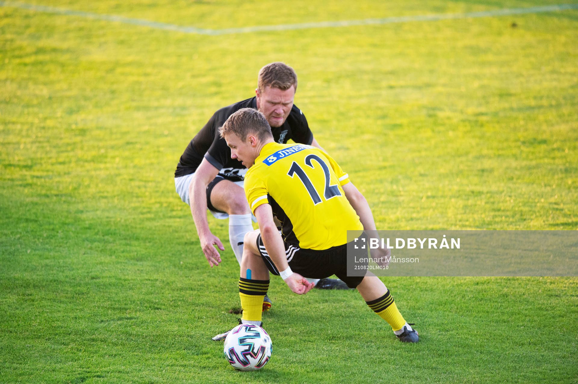 IFK Hässleholms Amel Crnalic i matchen i div. 2 Södra