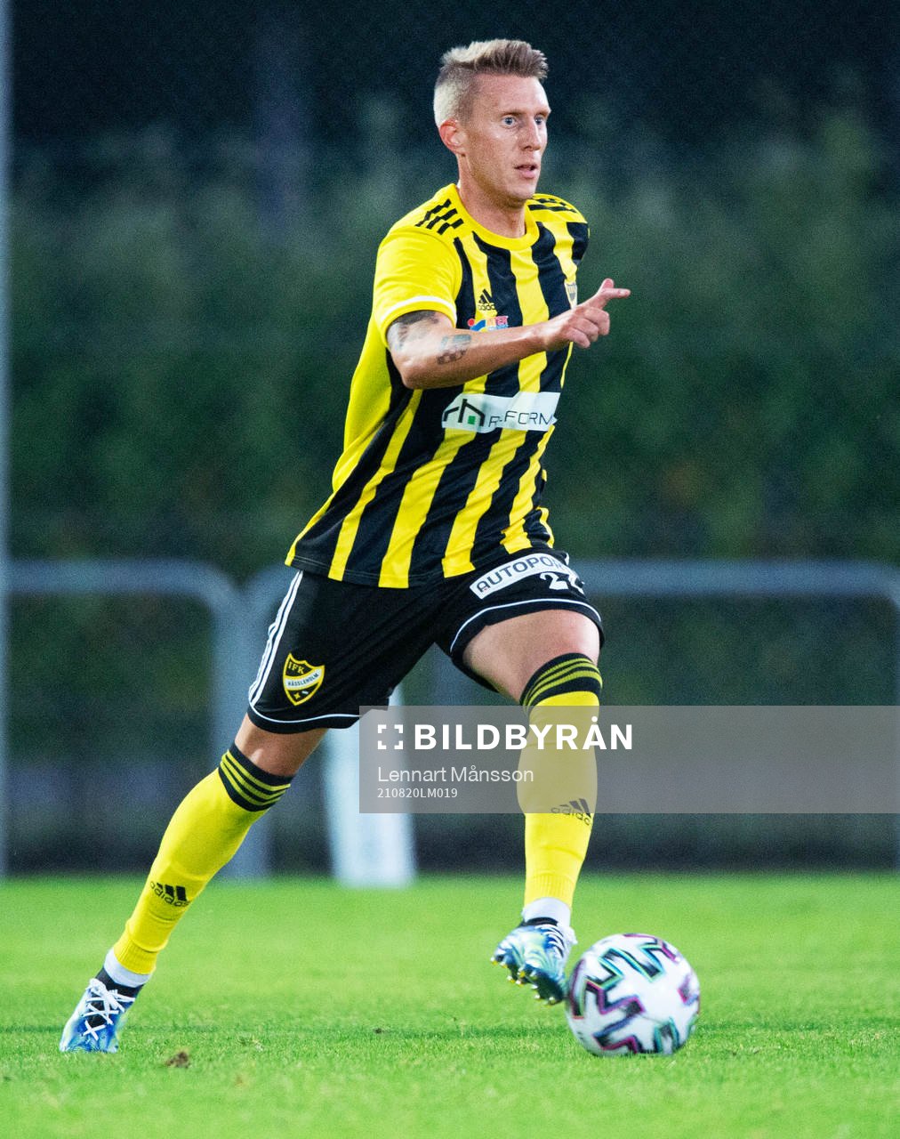 IFK Hässleholms Daniel Kardum i matchen i div. 2 Södra