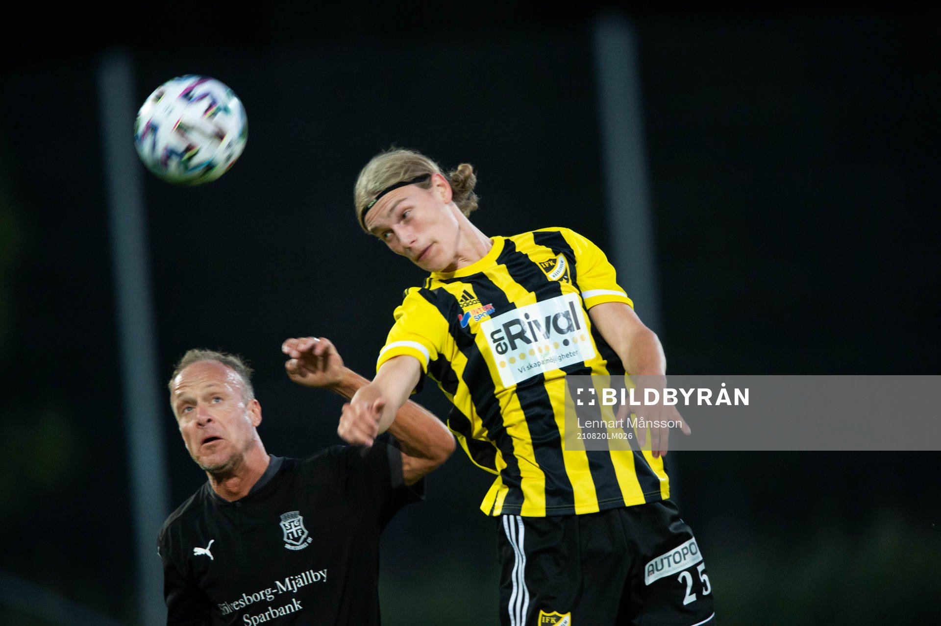 IFK Hässleholms Teo Helm och Sölvesborgs Marcus Ekenberg