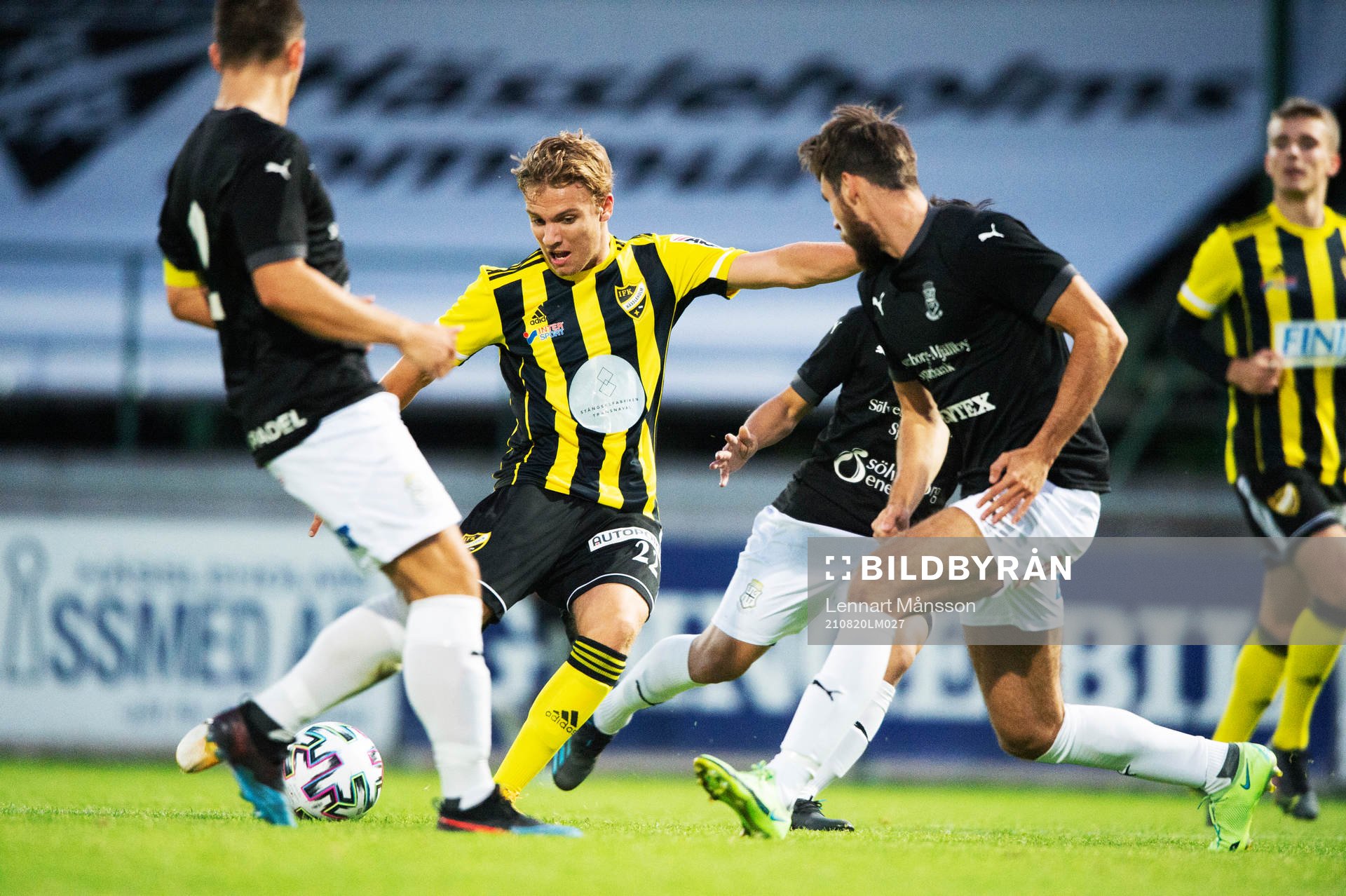 IFK Hässleholms Isaac Holmberg i matchen i div. 2 Södra