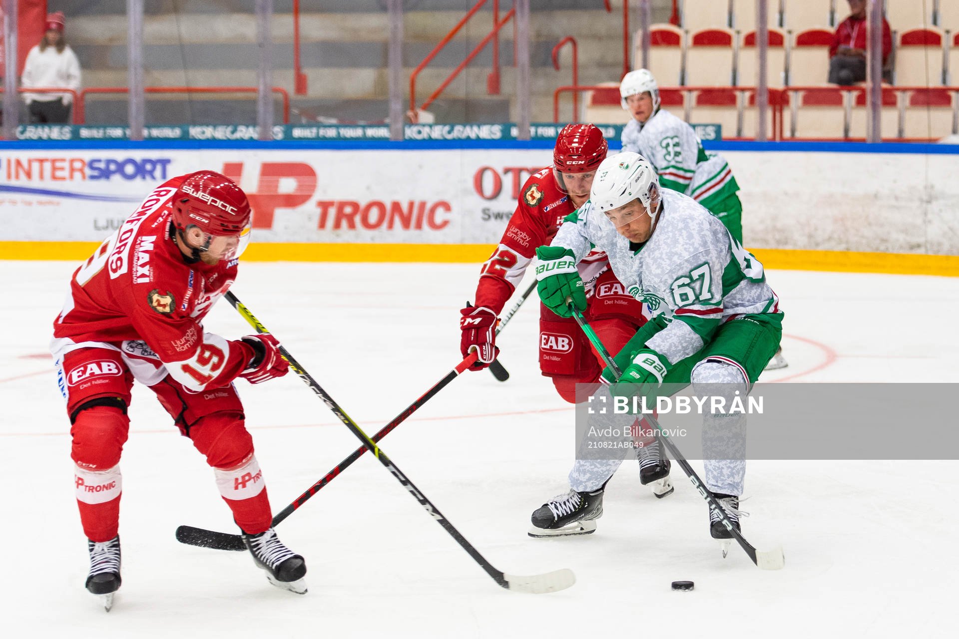 Troja/Ljungbys  Victor Romfors och Rögles Leon Bristedt