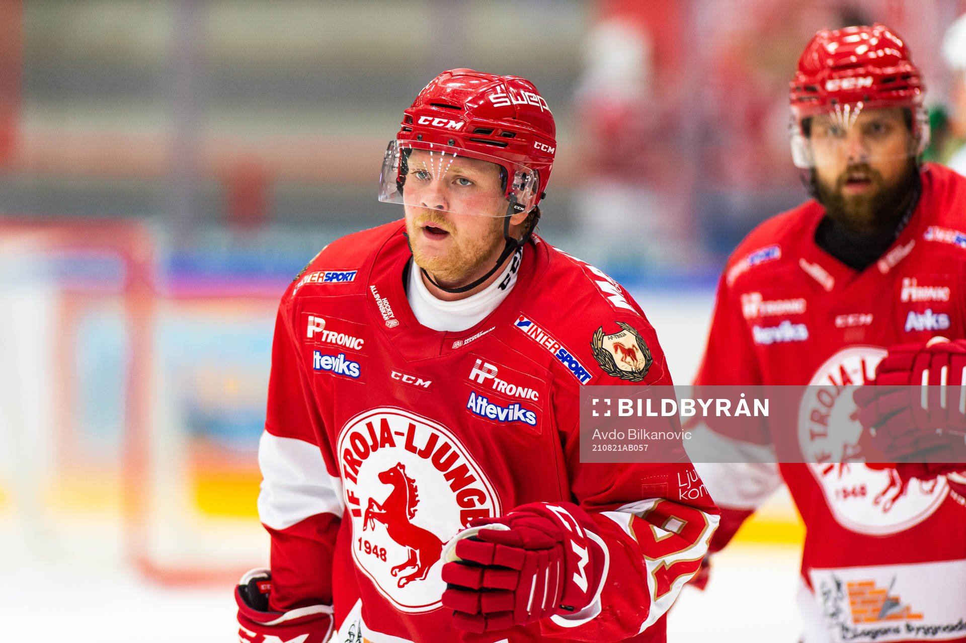 Troja/Ljungbys  Emil Eriksson jublar