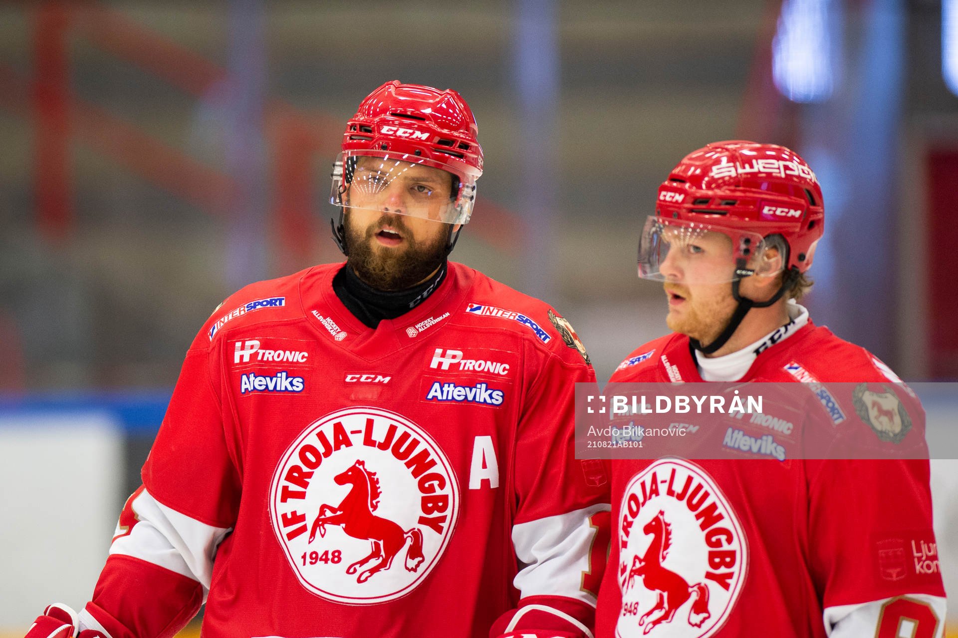 Troja/Ljungbys Tobias Törnqvist  och Emil Eriksson