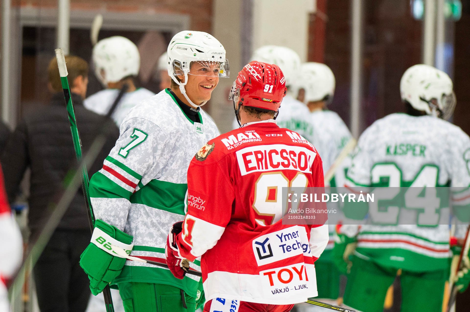 Rögles Erlend Lesund och Troja/Ljungbys Emil Eriksson