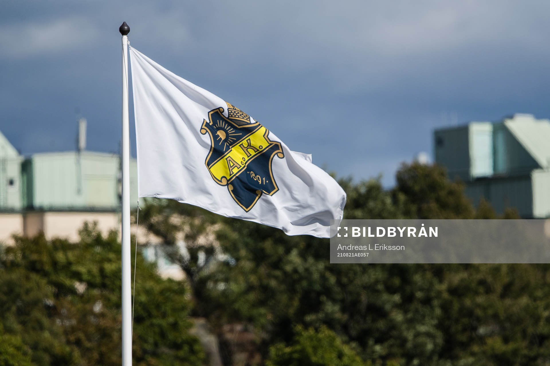En AIK-flagga
