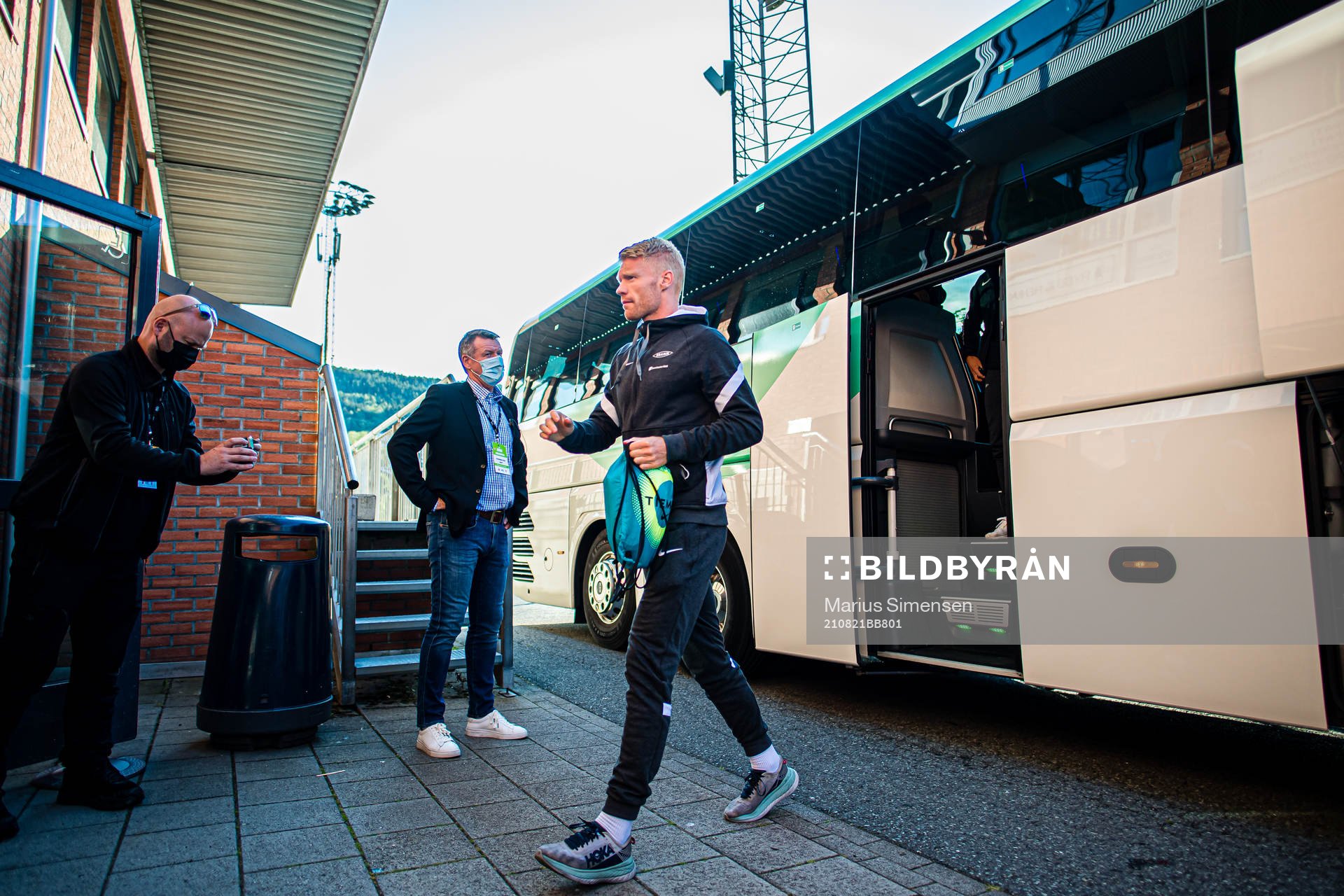 Sivert Heltne Nilsen of Brann arrives