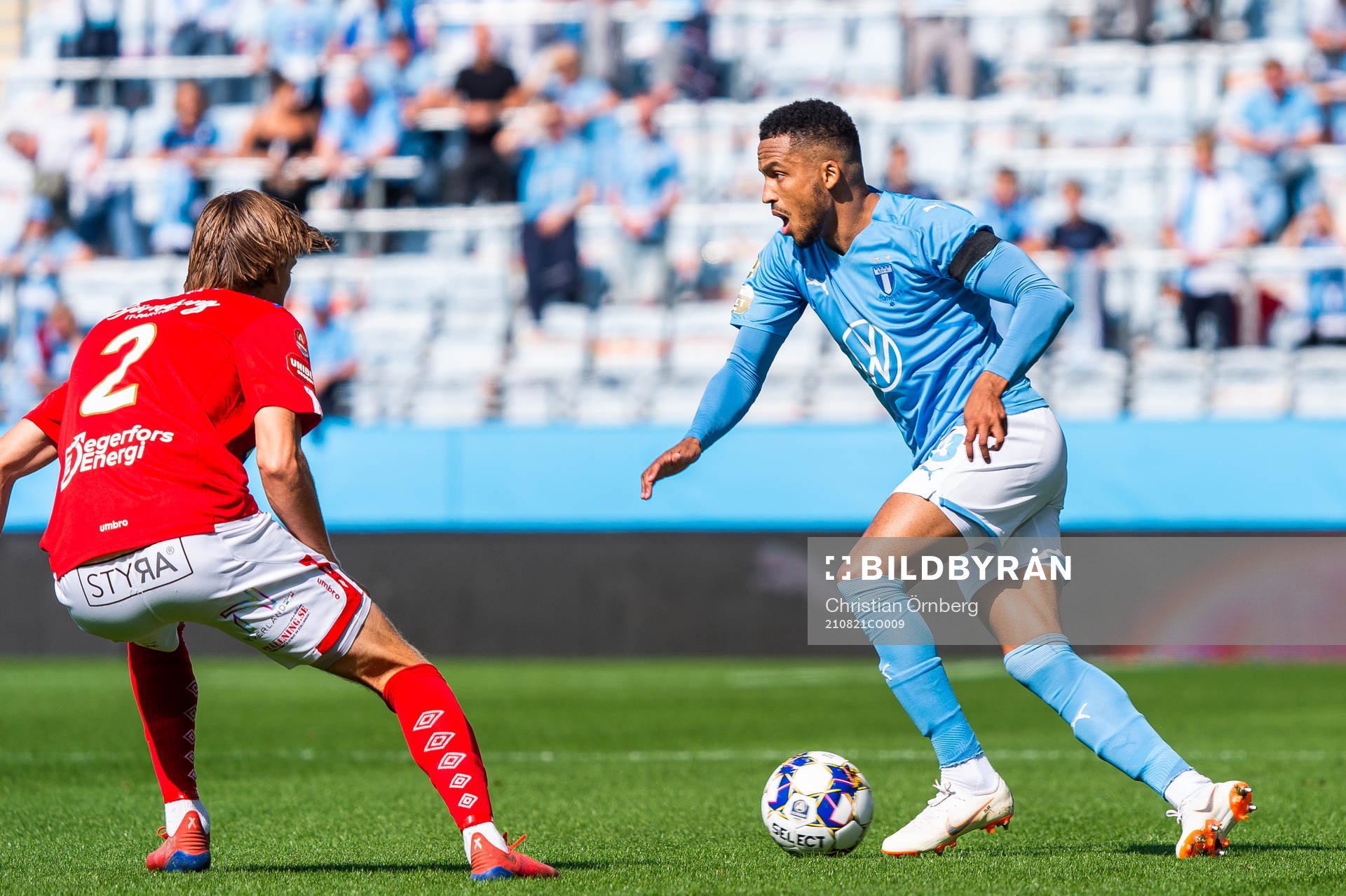 Degerfors Gustav Granath och Malmö FFs Martin Olsson
