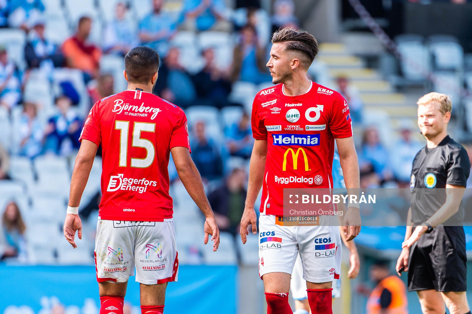Degerfors Sean Sabetkar och Daniel Janevski deppar