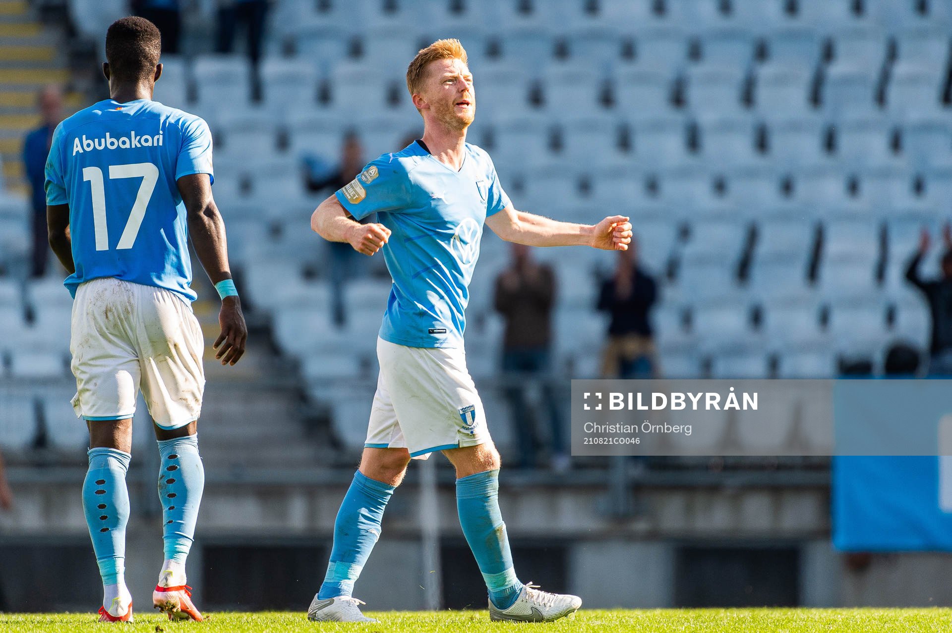 Malmö FFs Anders Christiansen jublar