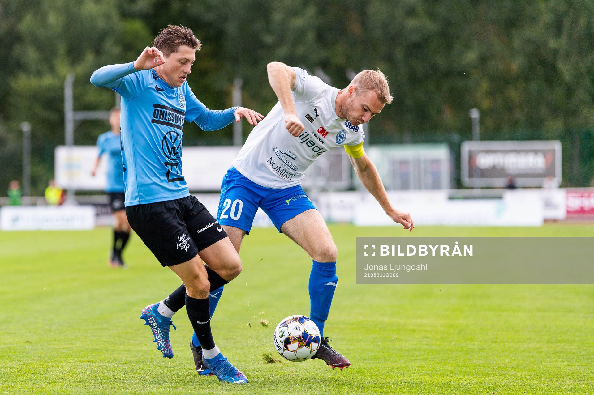 Landskronas Kevin Jensen och Värnamos Freddy Winsth