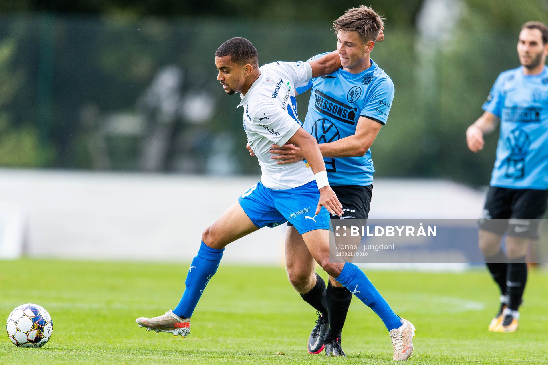 Värnamos Erick Brendon och Landskronas Filip Olsson