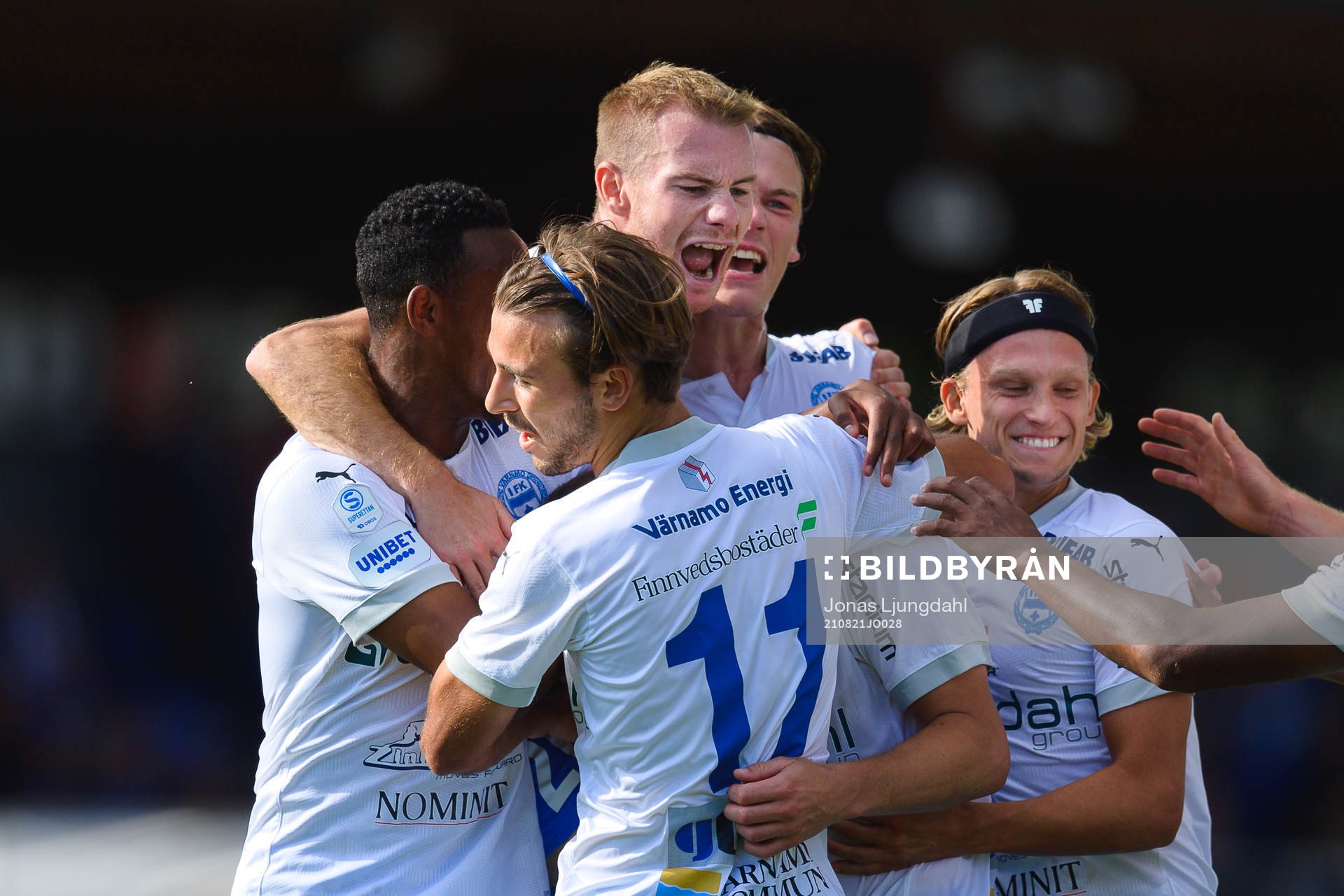 Värnamos Isse Ismail, Freddy Winsth, Oscar Johansson och