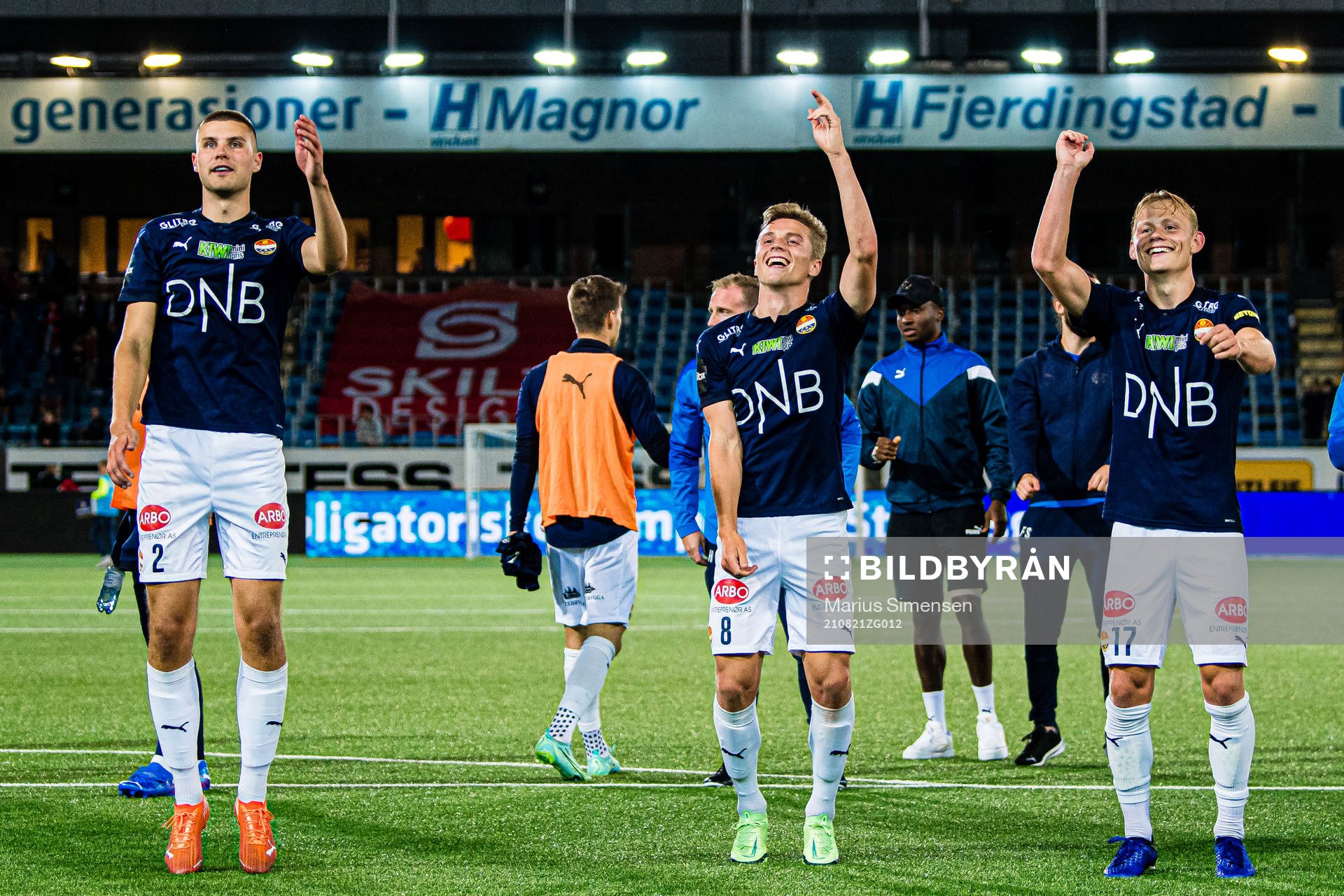 Ari Leifsson, Johan Hove and Tobias Fjeld Gulliksen of