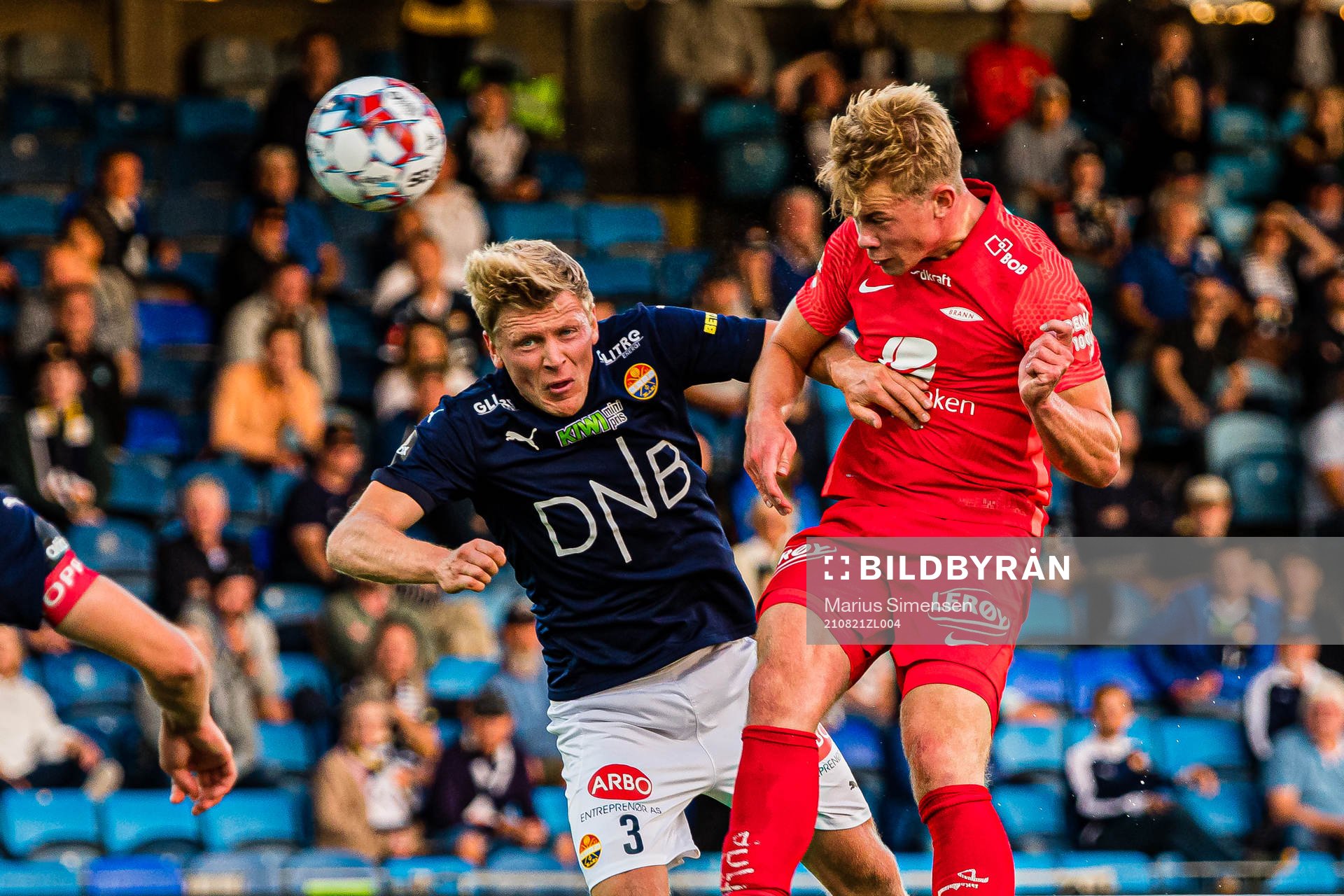 Aune Selland Heggebø of Brann scores the 0-1 goal