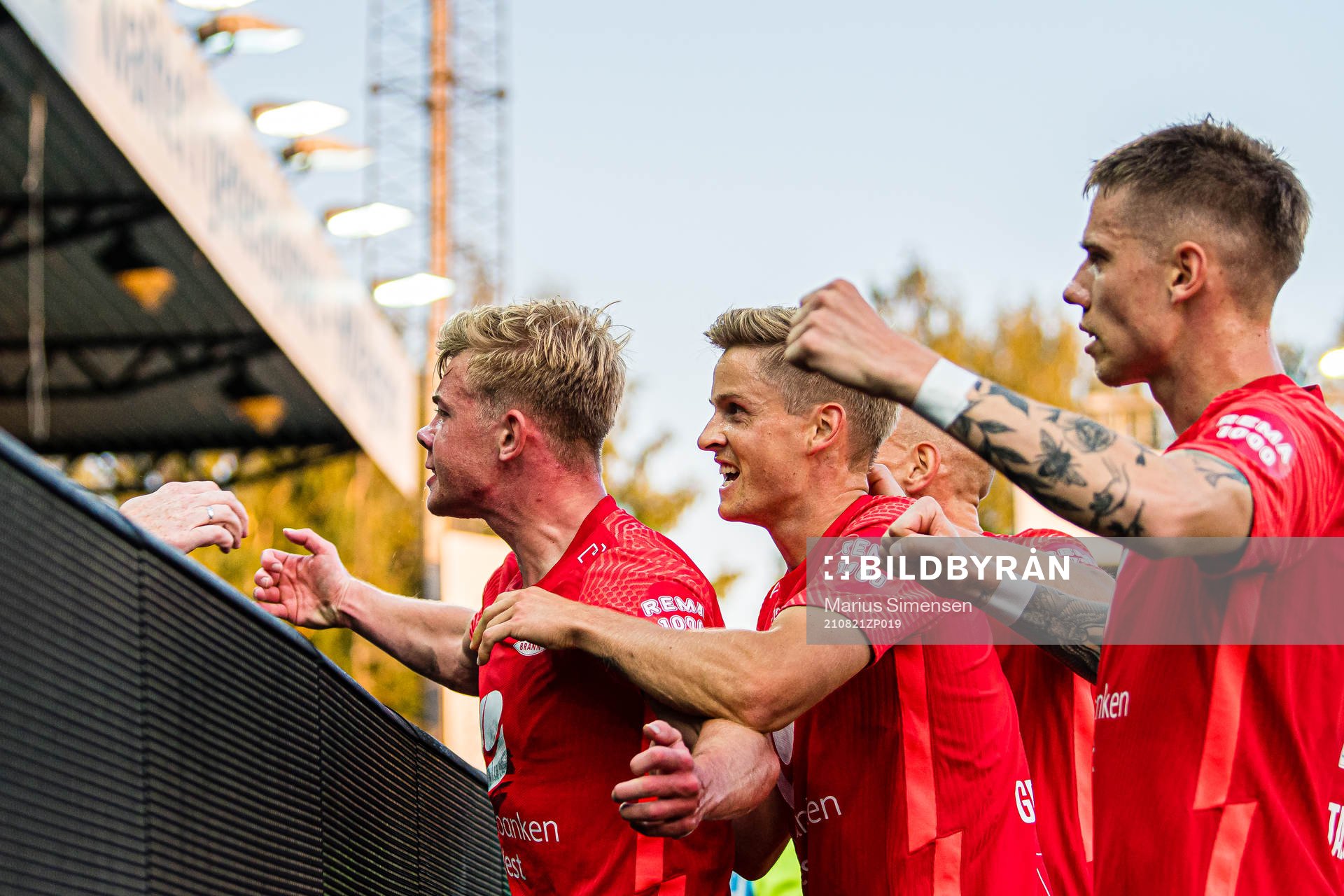 Aune Selland Heggebø of Brann celebrates