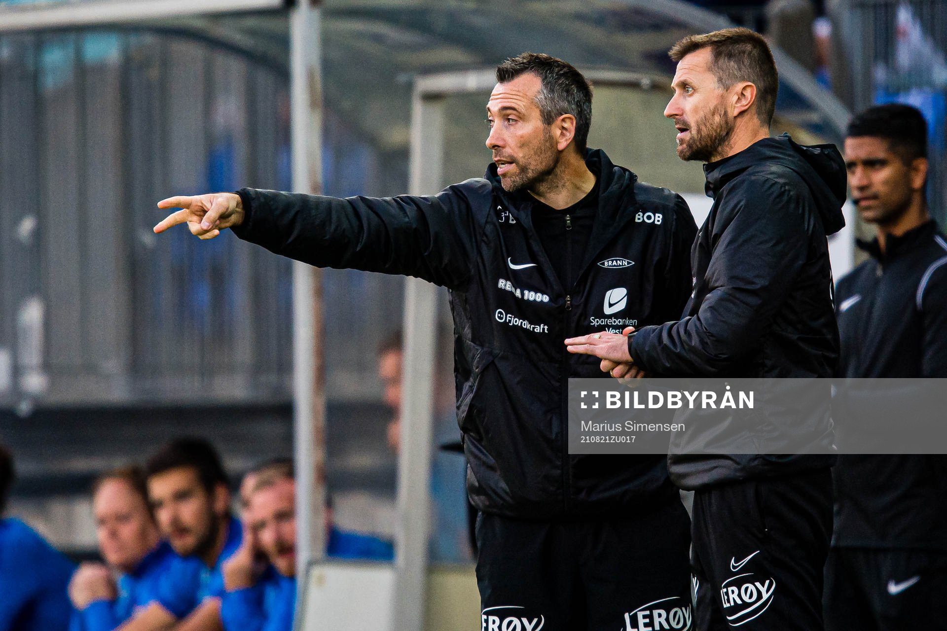 Andrea Loberto, assistant coach of Brann, and Eirik