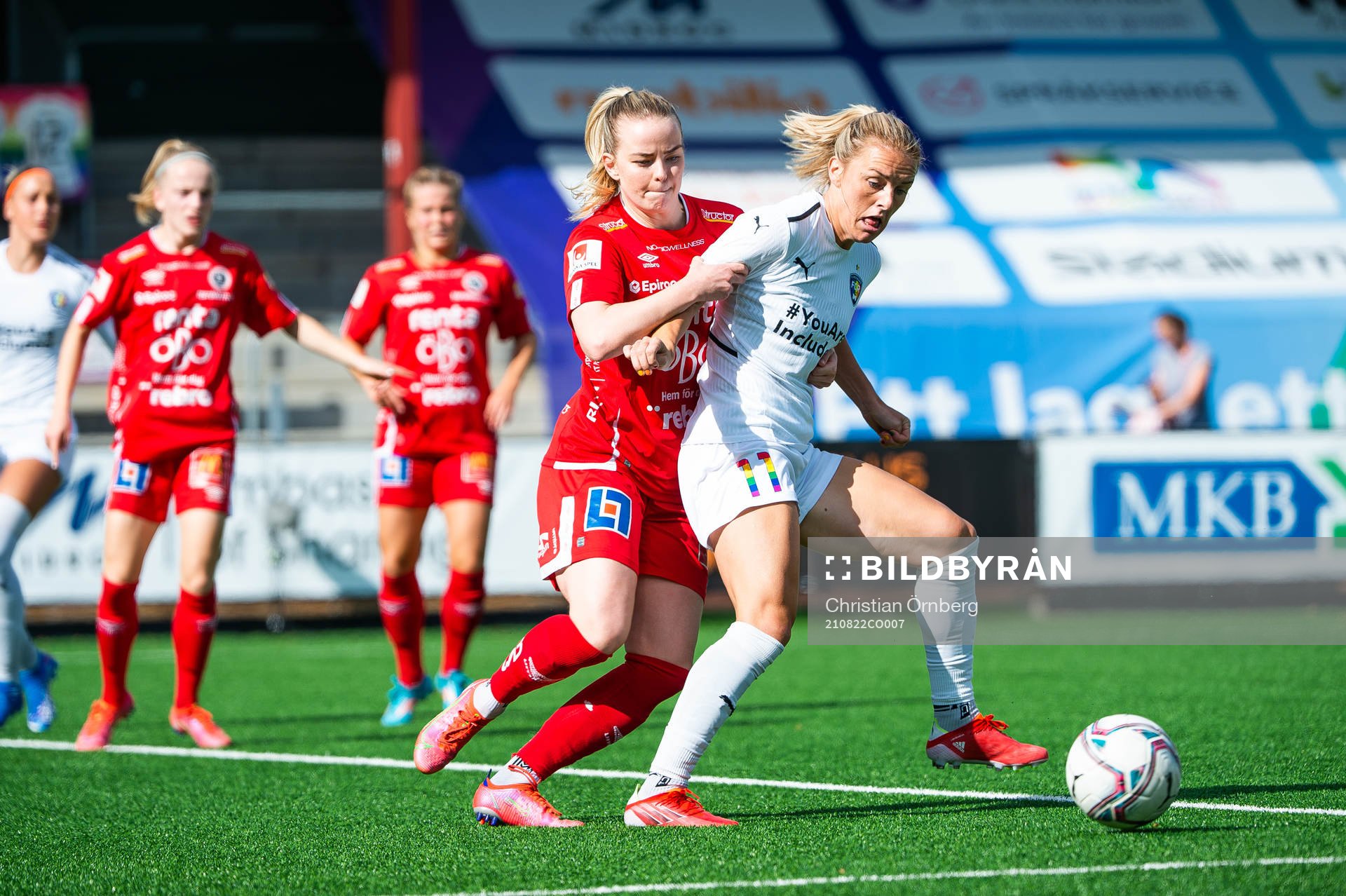 Örebros Karin Lundin och Rosengårds Mimmi Larsson