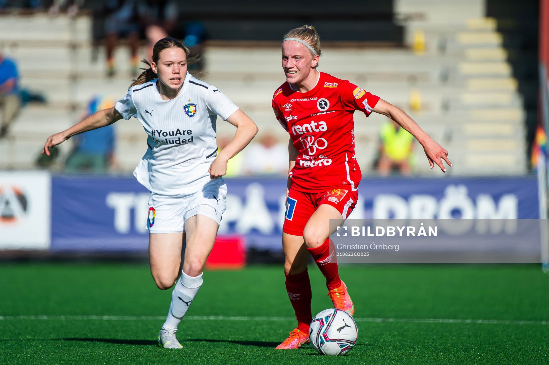 Rosengårds Bea Sprung och Örebros Anna Sandberg