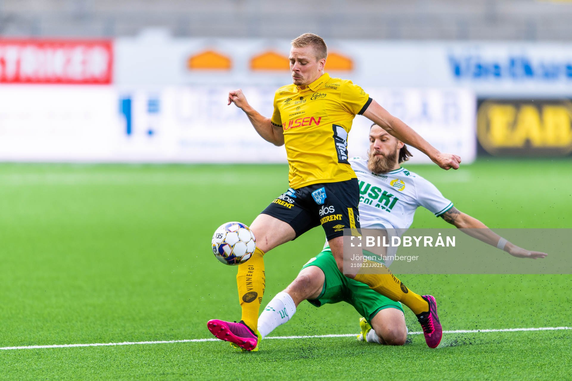 Elfsborgs Per Frick och Hammarbys Bjørn Paulsen