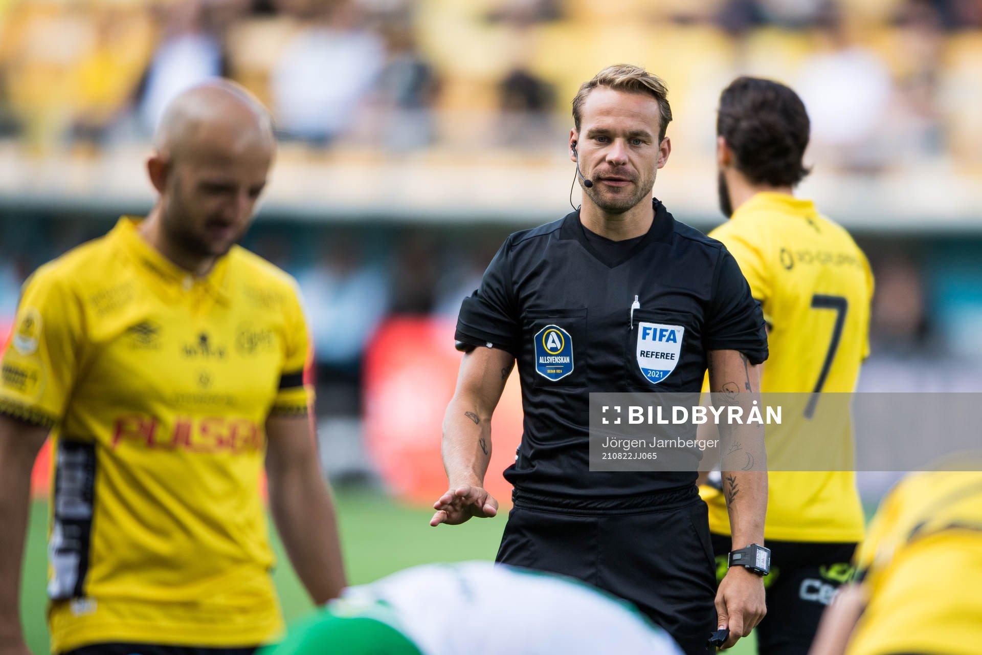 under fotbollsmatchen i Allsvenskan mellan Elfsborg och