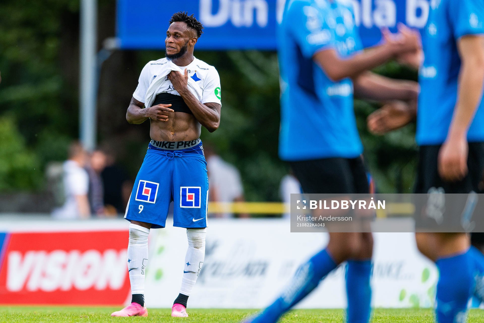 IFK Norrköpings Samuel Adegbenro deppar