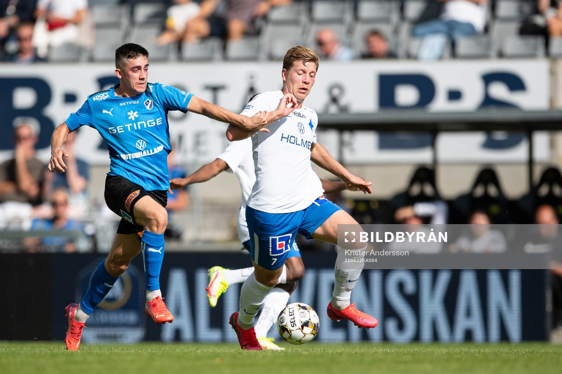 IFK Norrköpings Alexander Fransson och Halmstads Emil Tot