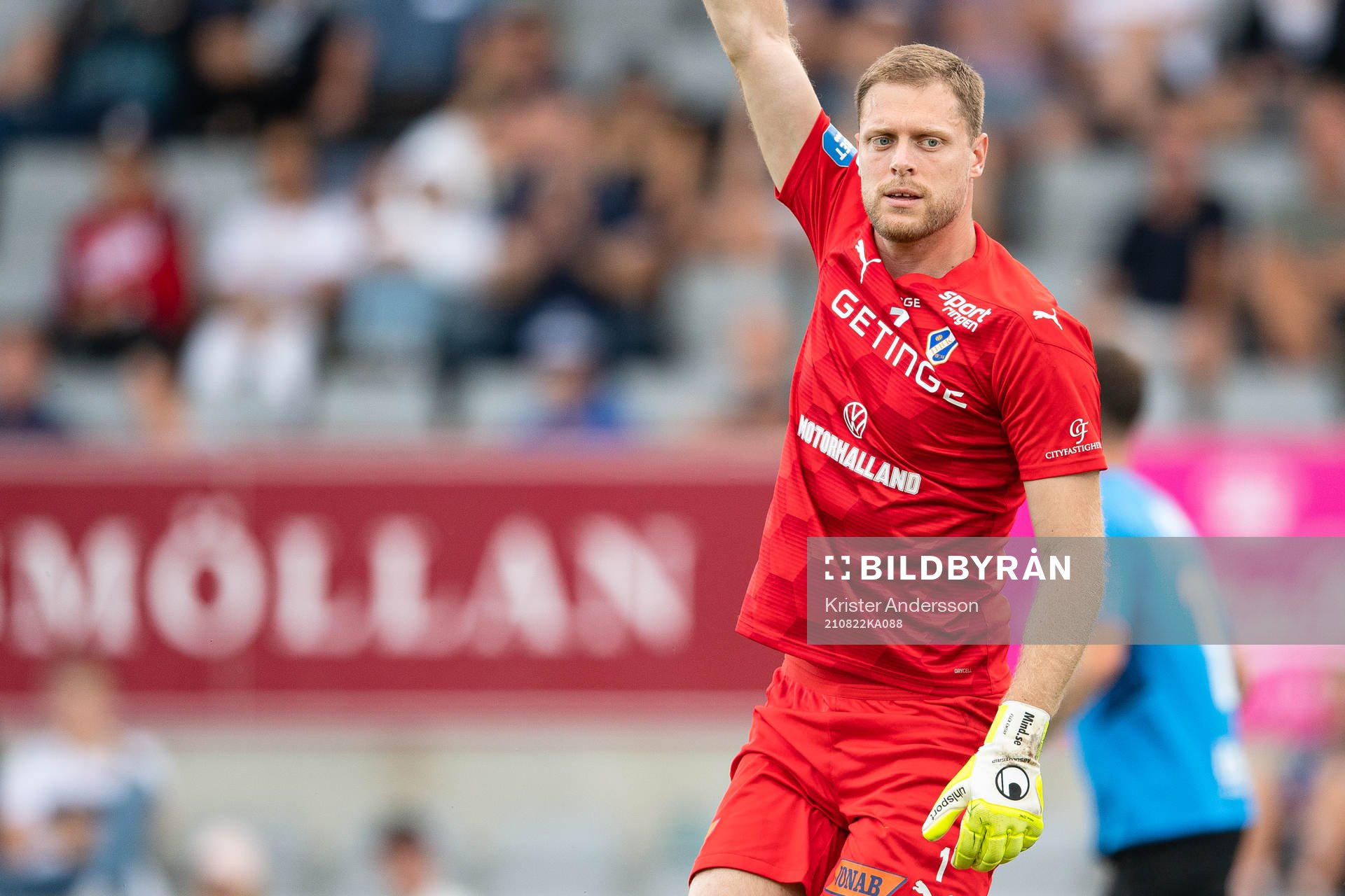 Halmstads målvakt Malkolm Nilsson Säfqvist