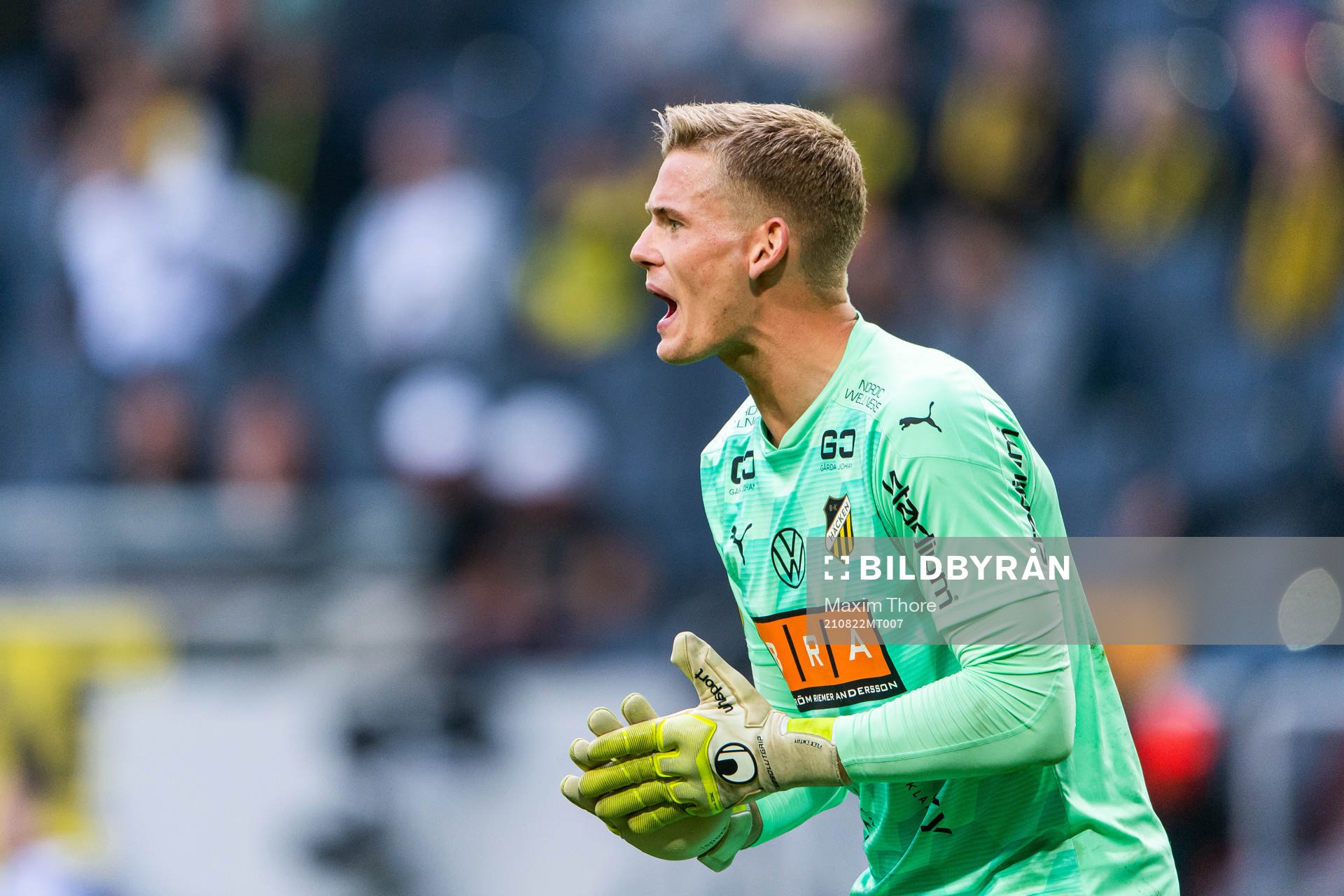 Häckens målvakt Johan Brattberg