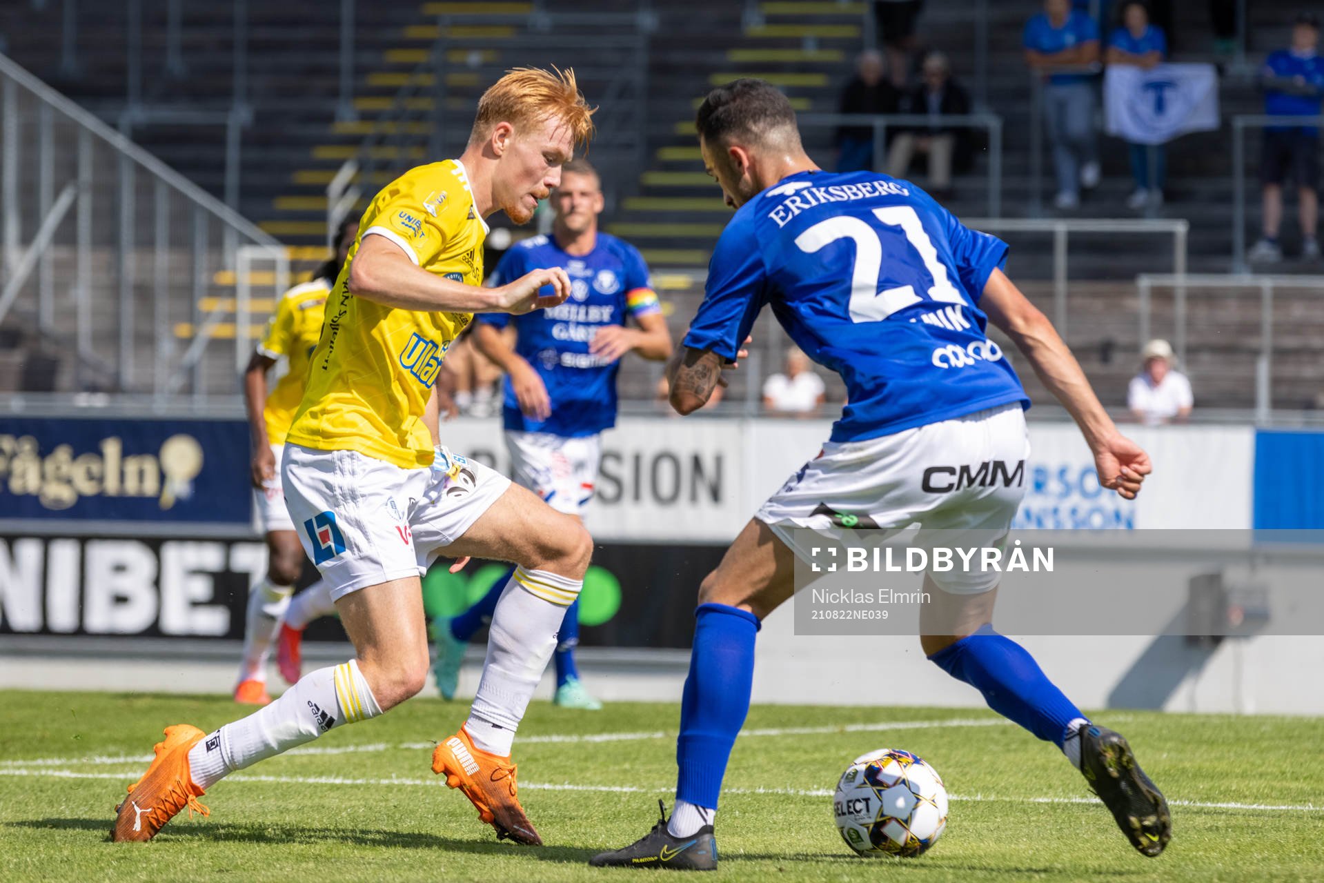 Falkenbergs Linus Borgström mot Trelleborgs Simon Amin