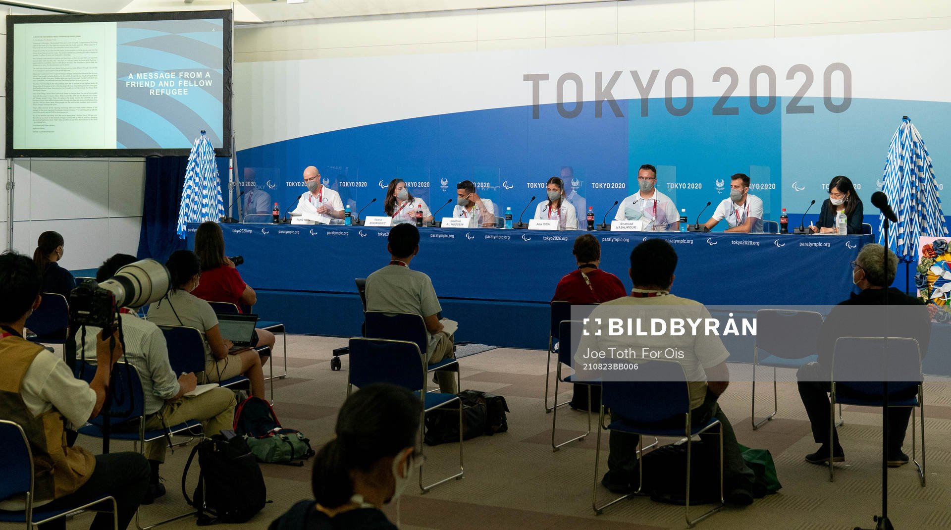 A handout photo made available by the Olympic Information