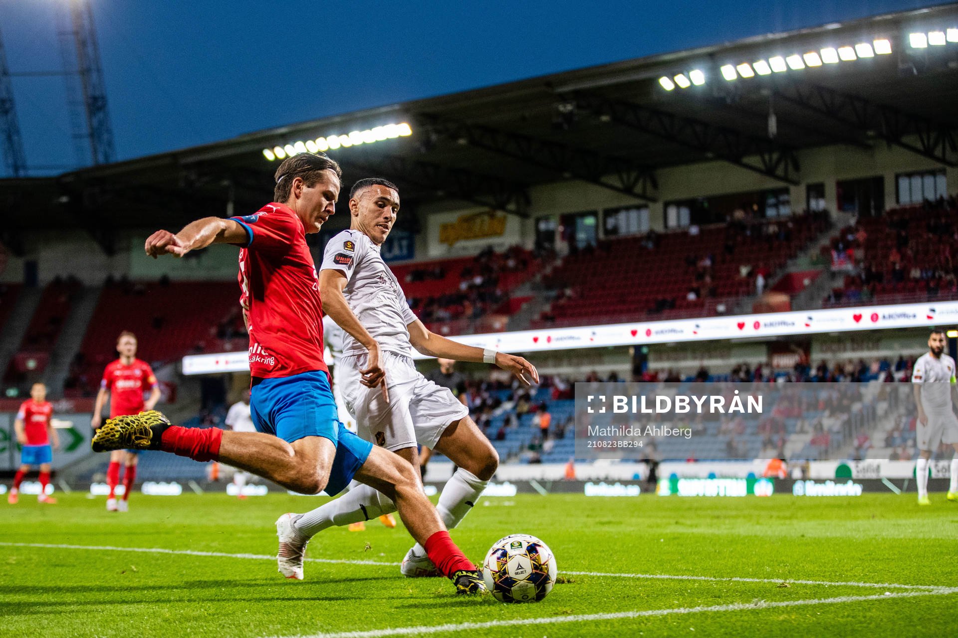 Helsingborgs Wilhelm Loeper och Vasalunds Alexander Andue