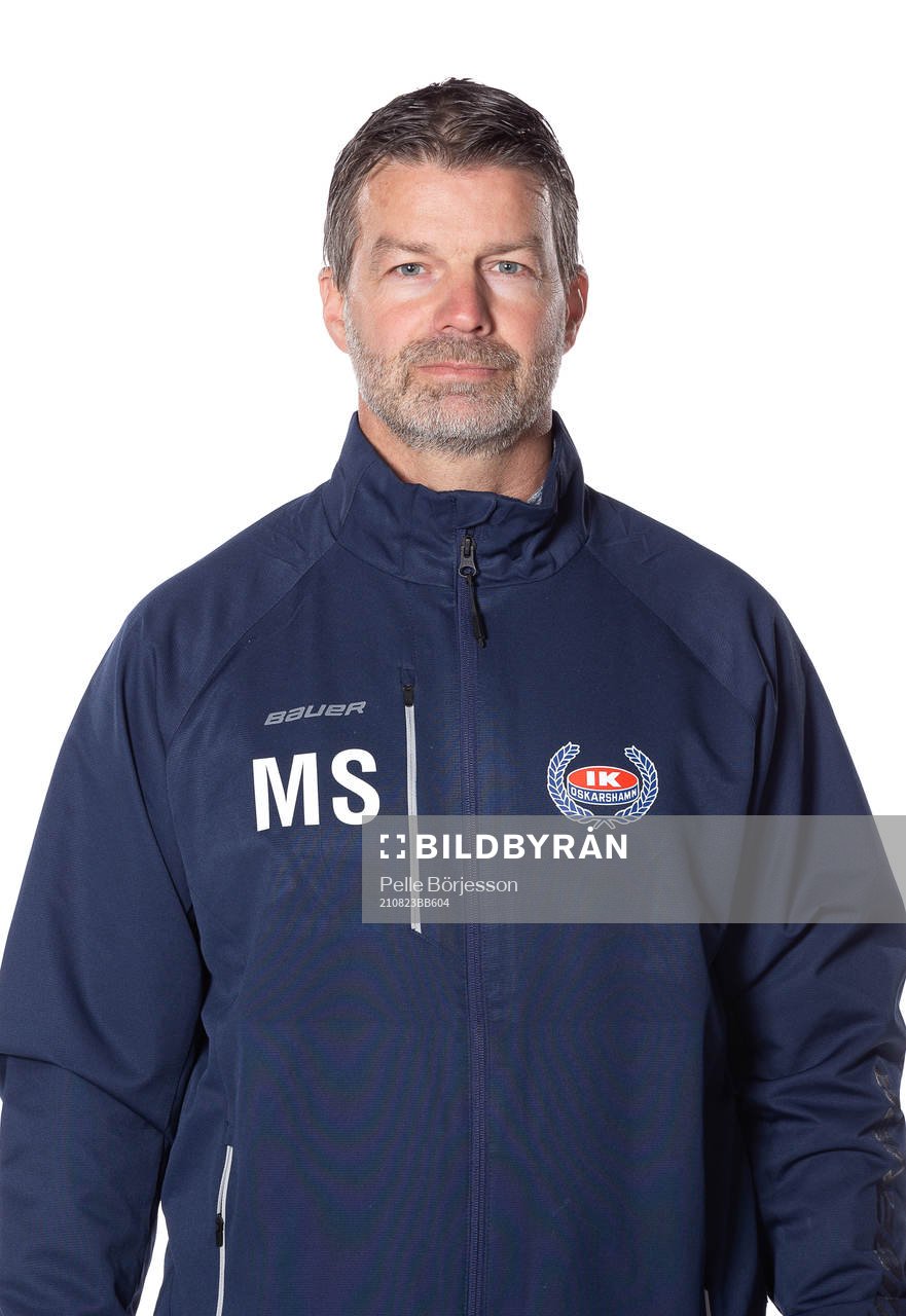 Oskarshamns målvaktstränare Mikael Sandberg