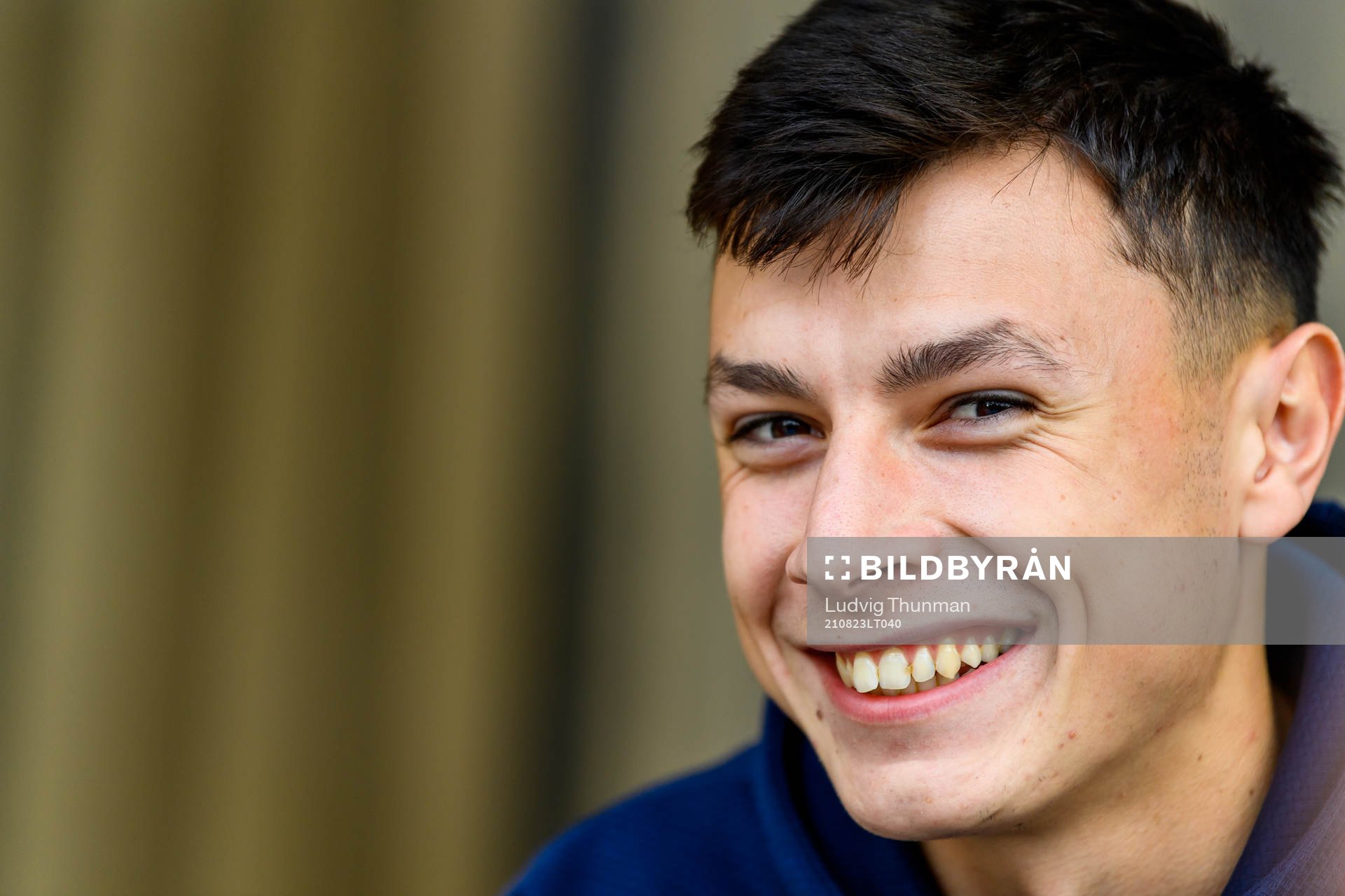 Anel Ahmedhodzic of Malmö FF is interviewed by the media