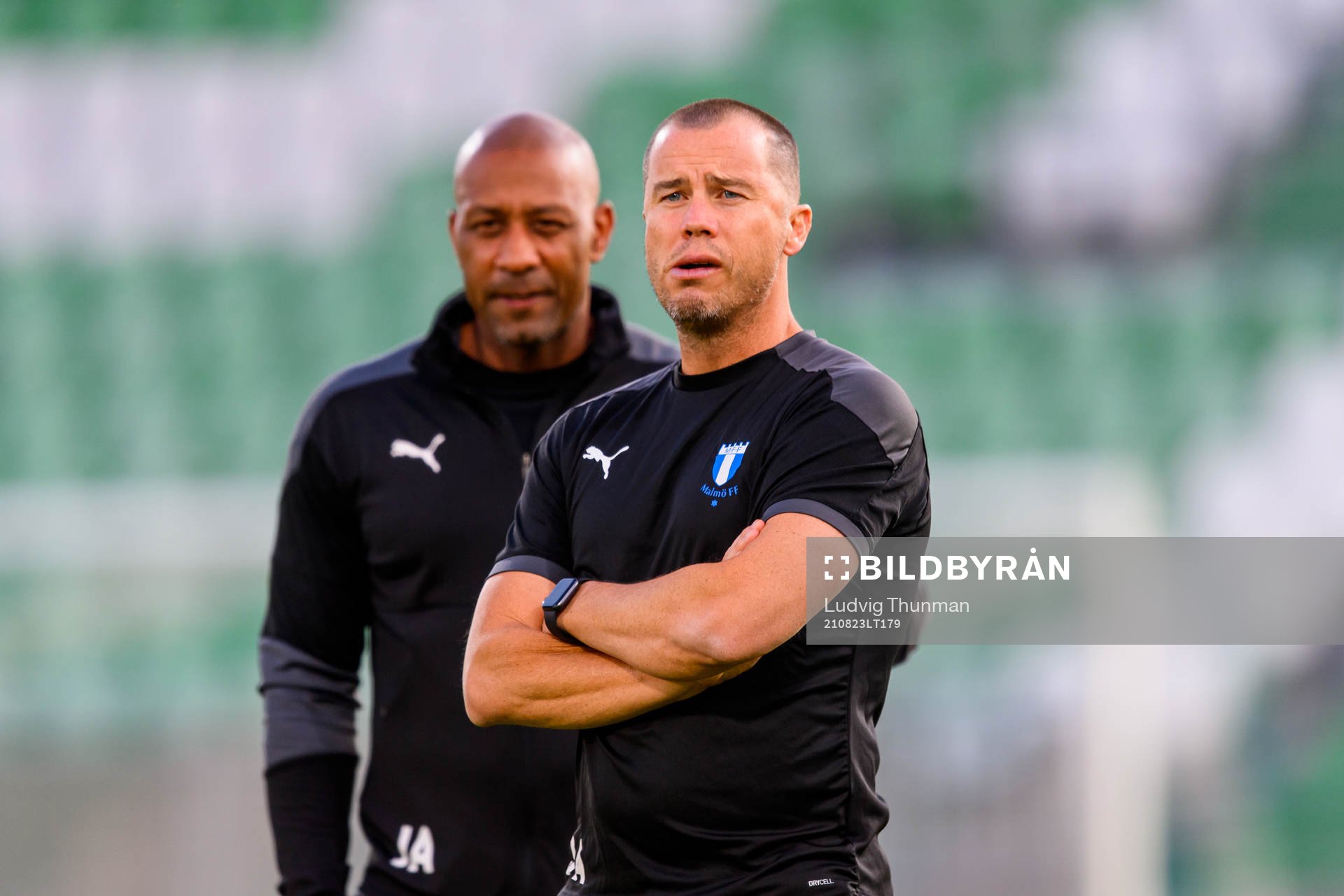 Jeffrey Aubynn, assistant coach and Daniel Andersson,