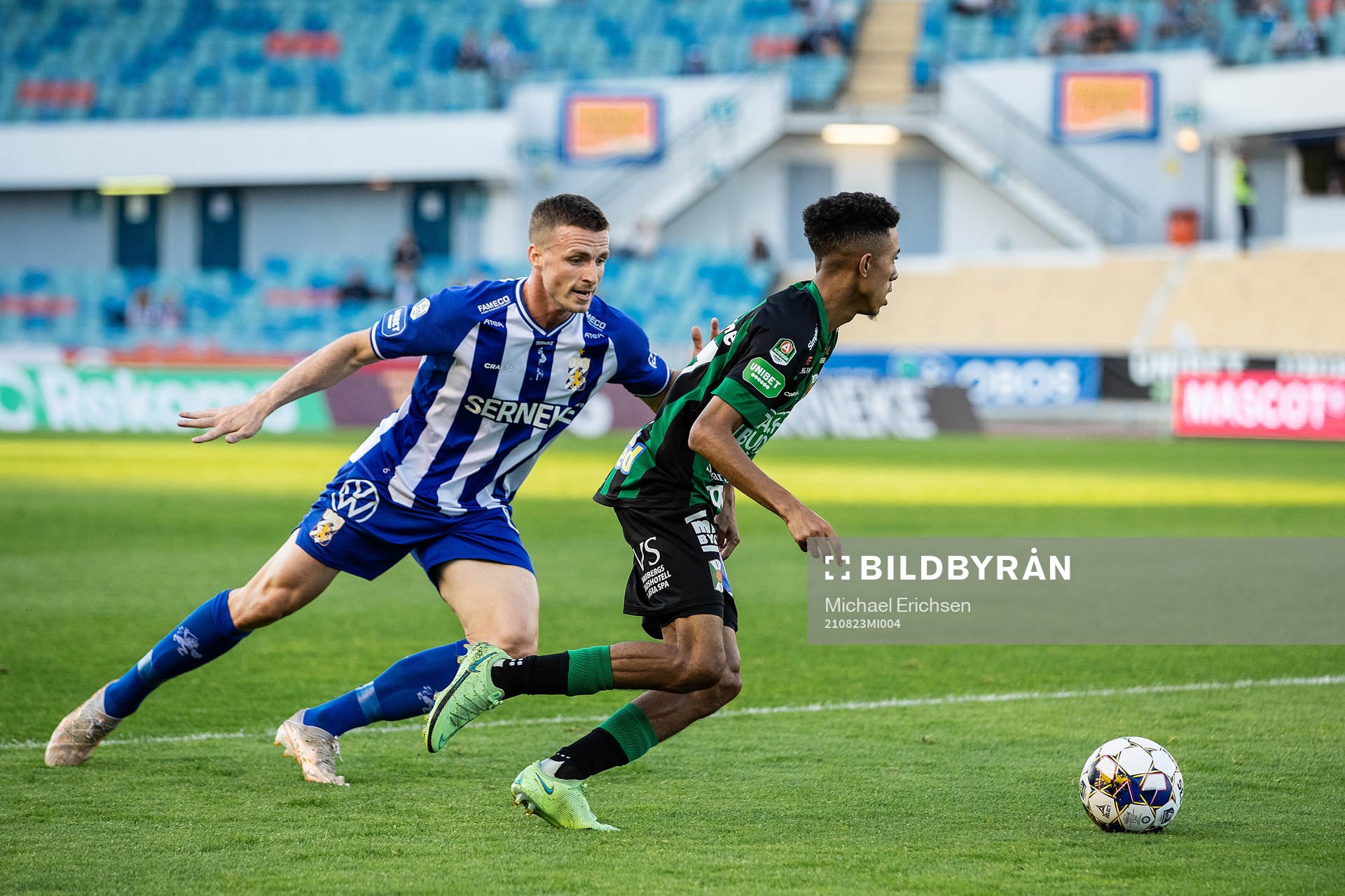 IFK Göteborgs Calle Johansson och Varbergs Tashreeq