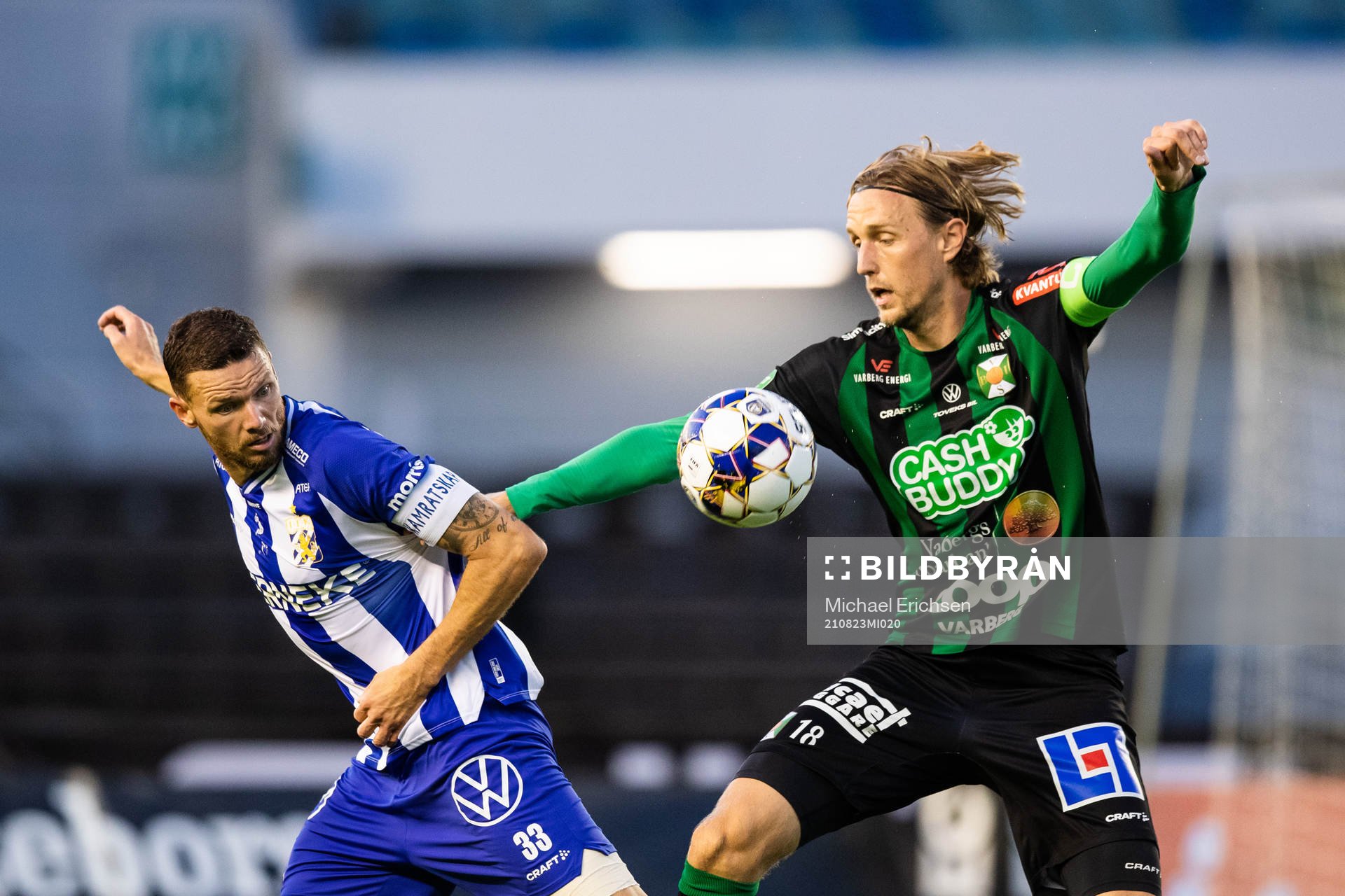 IFK Göteborgs Marcus Berg och Varbergs Joakim Lindner