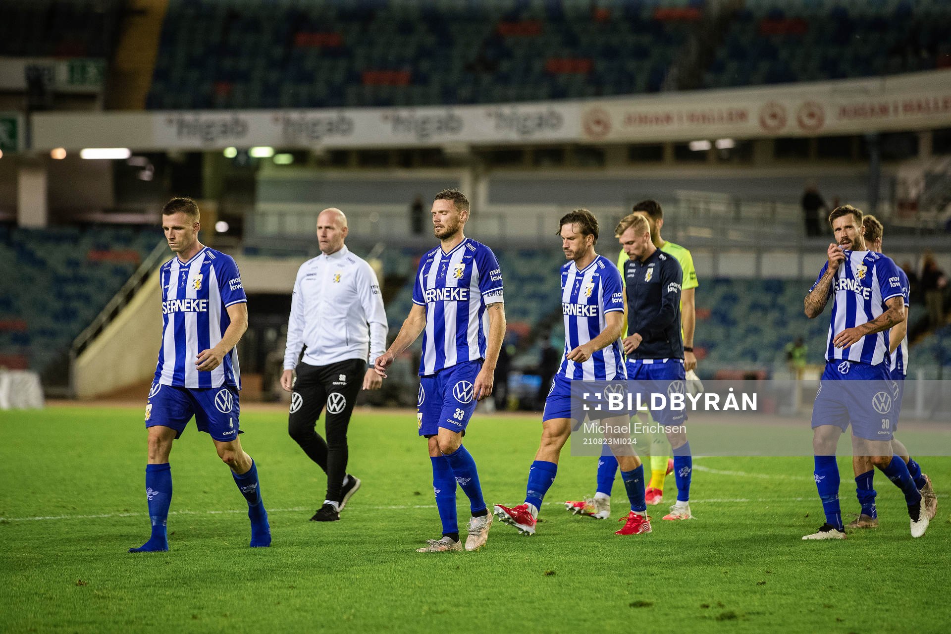 IFK Göteborgs spelare deppar