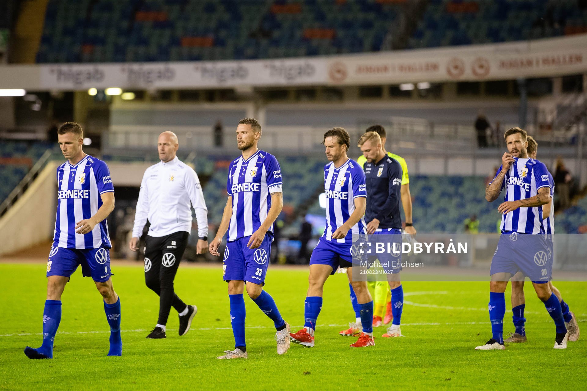 IFK Göteborgs spelare deppar