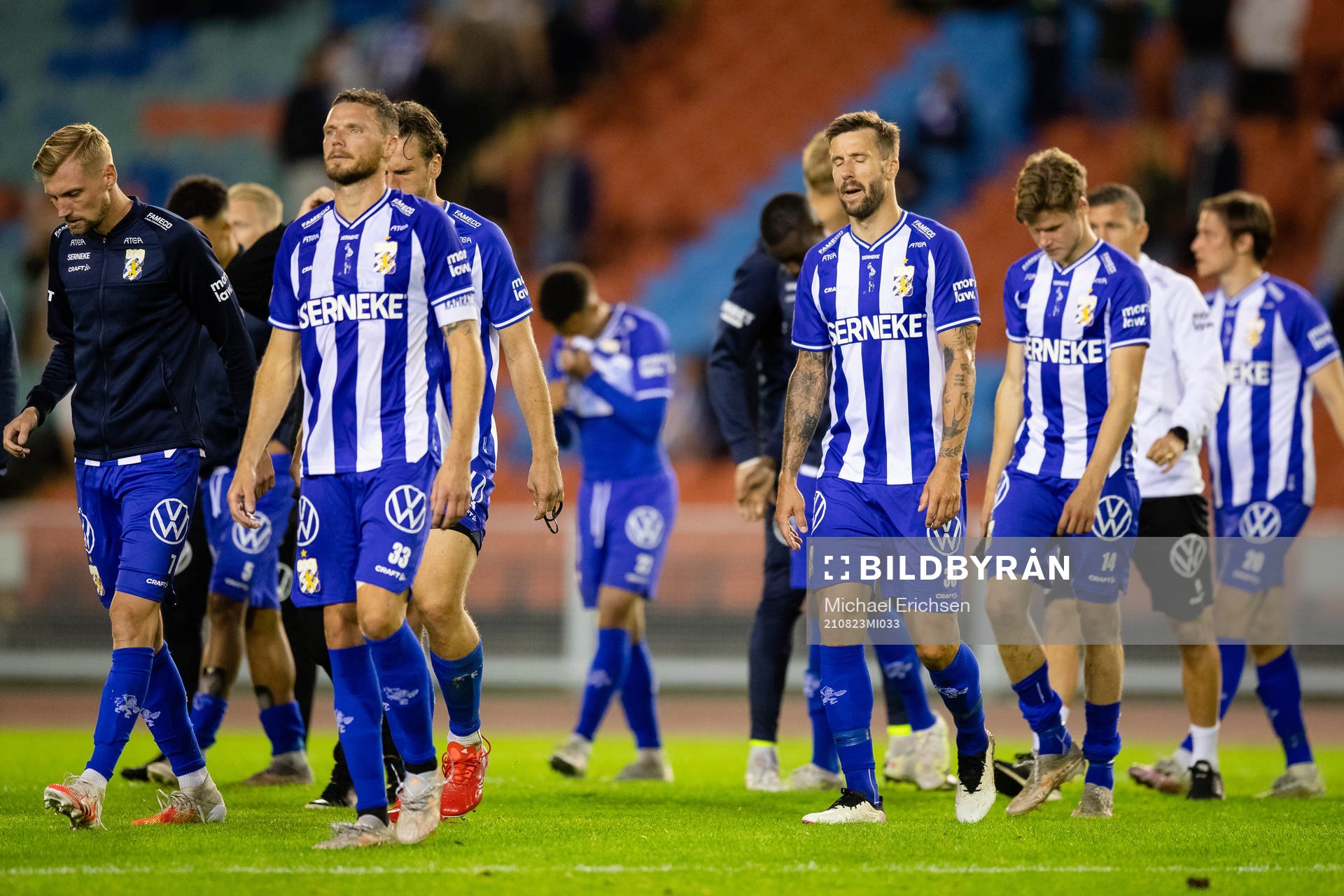 IFK Göteborgs spelare deppar