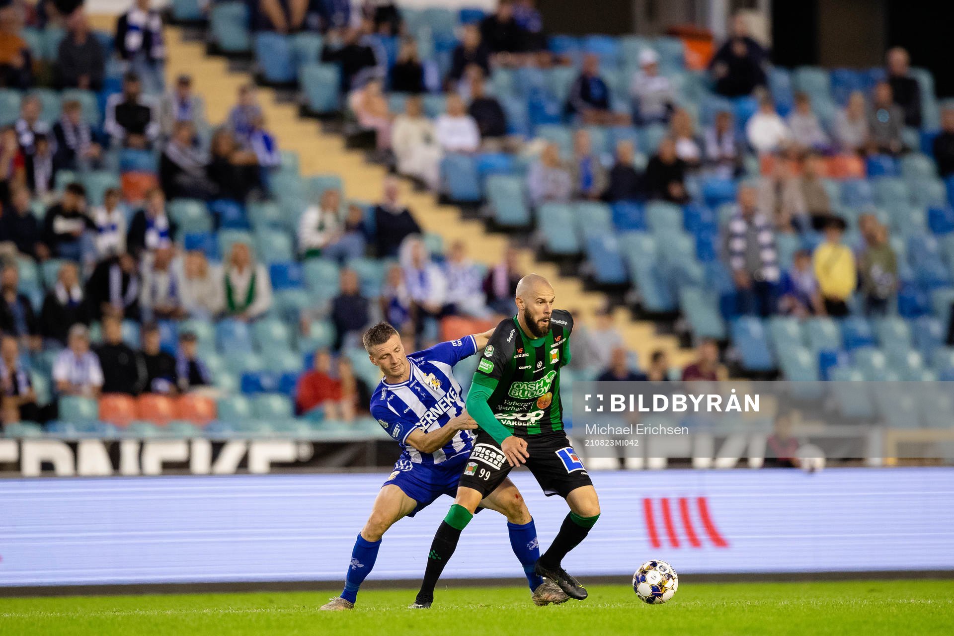 IFK Göteborgs Calle Johansson och Varbergs Robin Simovic