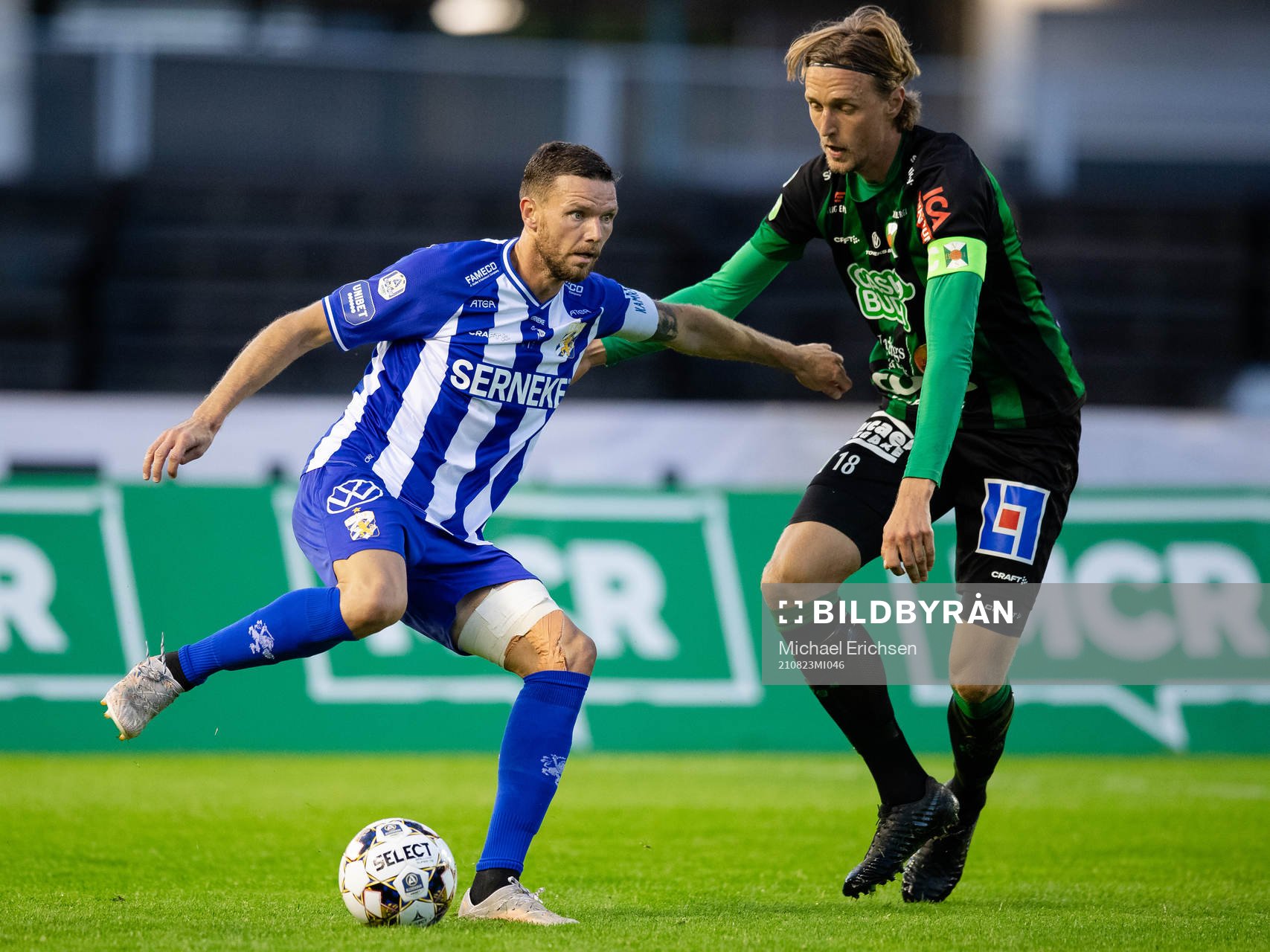 IFK Göteborgs Marcus Berg och Varbergs Joakim Lindner