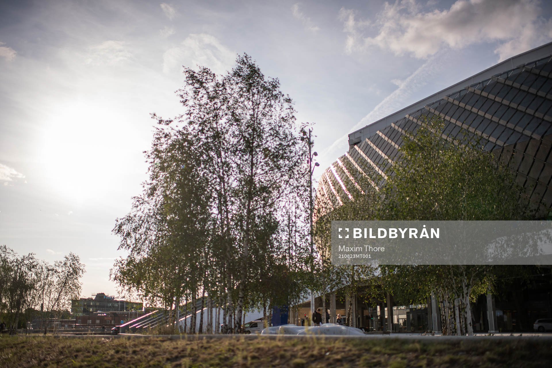 Exteriör av Tele2 Arena