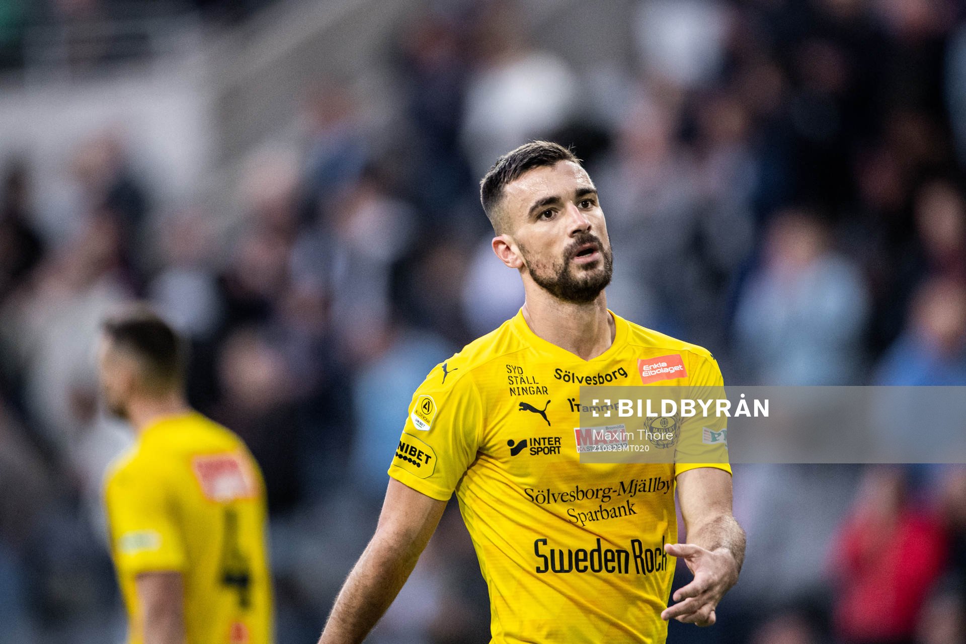 Mjällbys Carlos Moros Gracia deppar