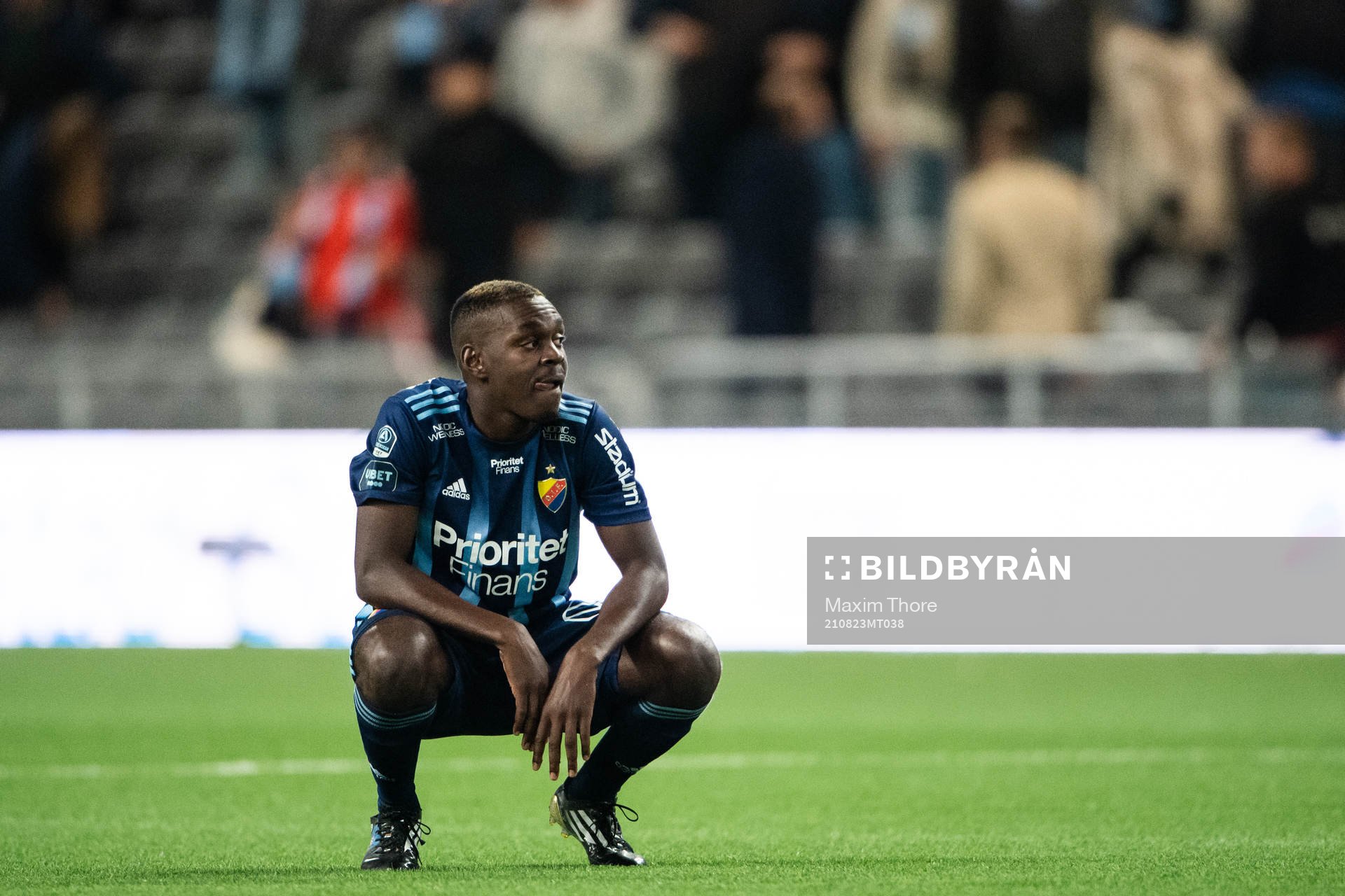 Djurgårdens Joel Asoro deppar