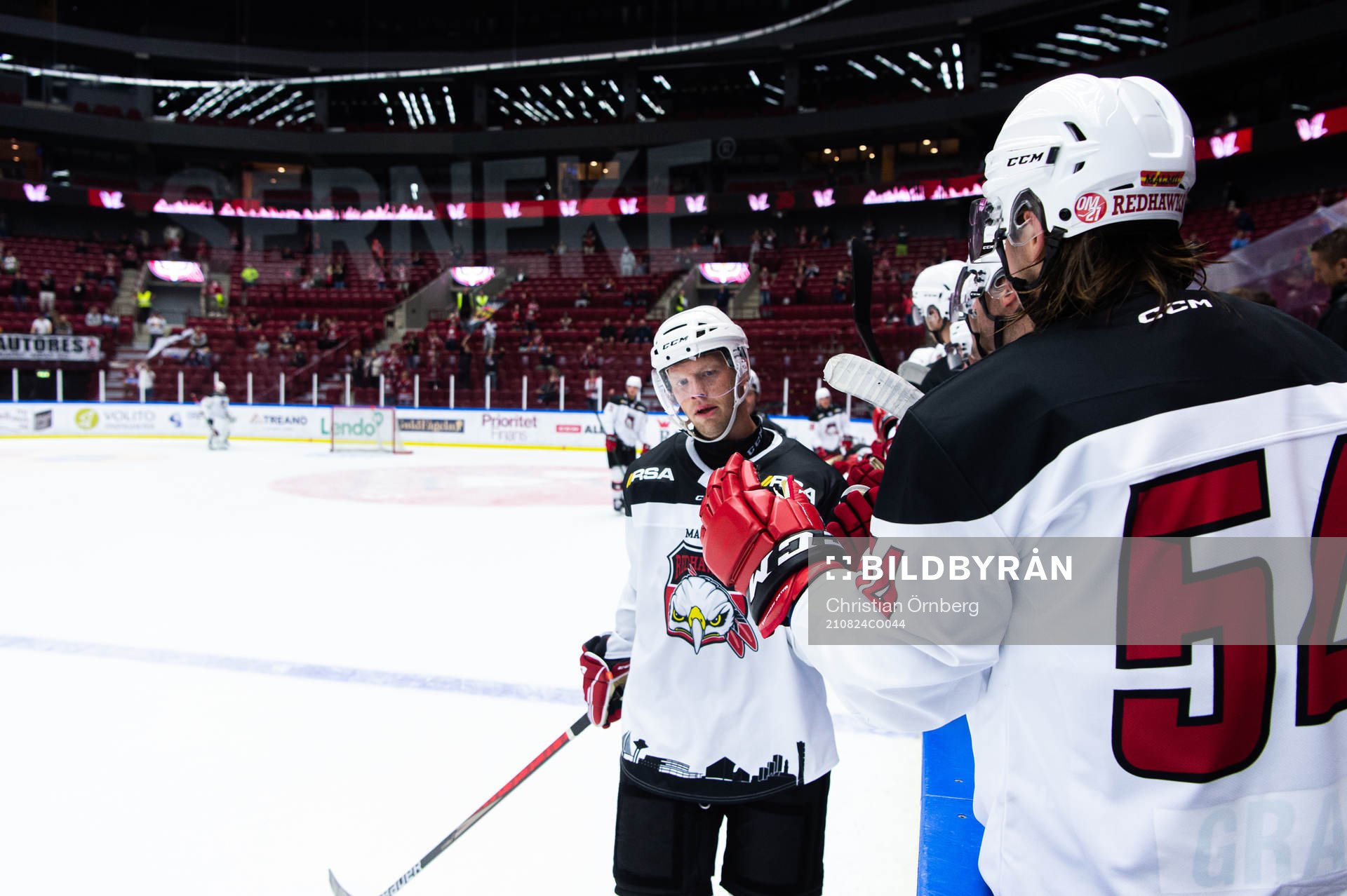 Malmö Redhawks Carl Söderberg jublar
