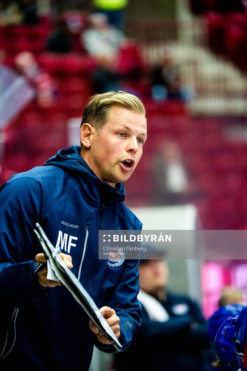 Oskarshamns tränare Martin Filander