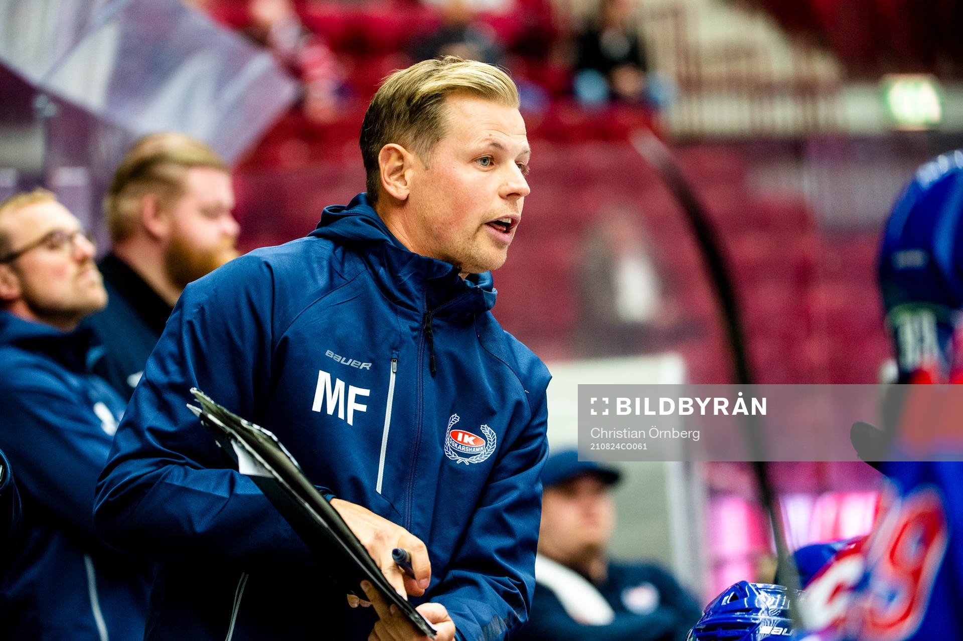 Oskarshamns tränare Martin Filander