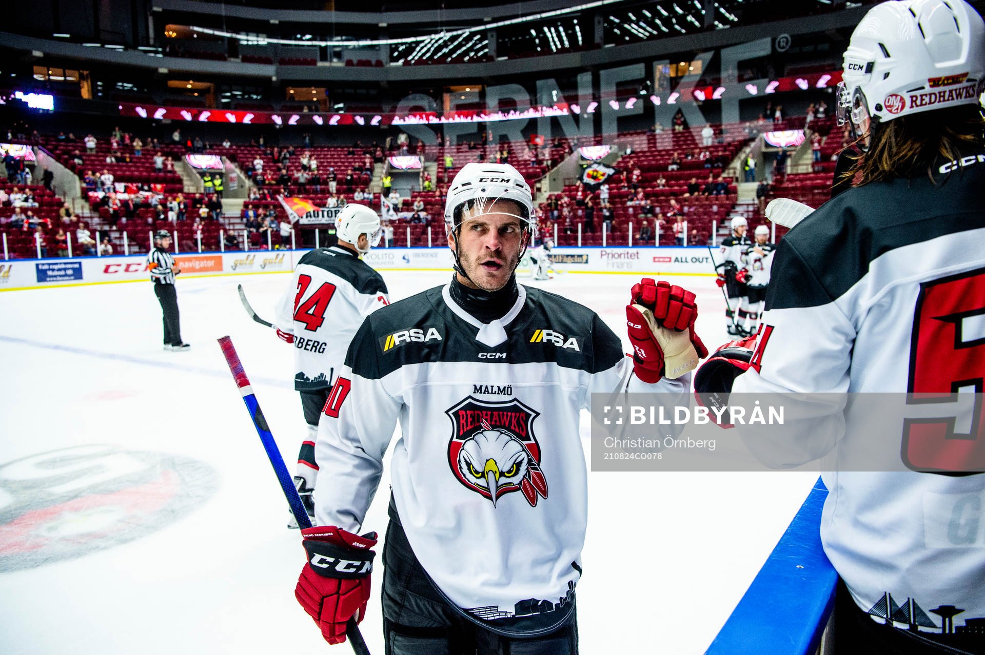 Malmö Redhawks Lance Bouma jublar
