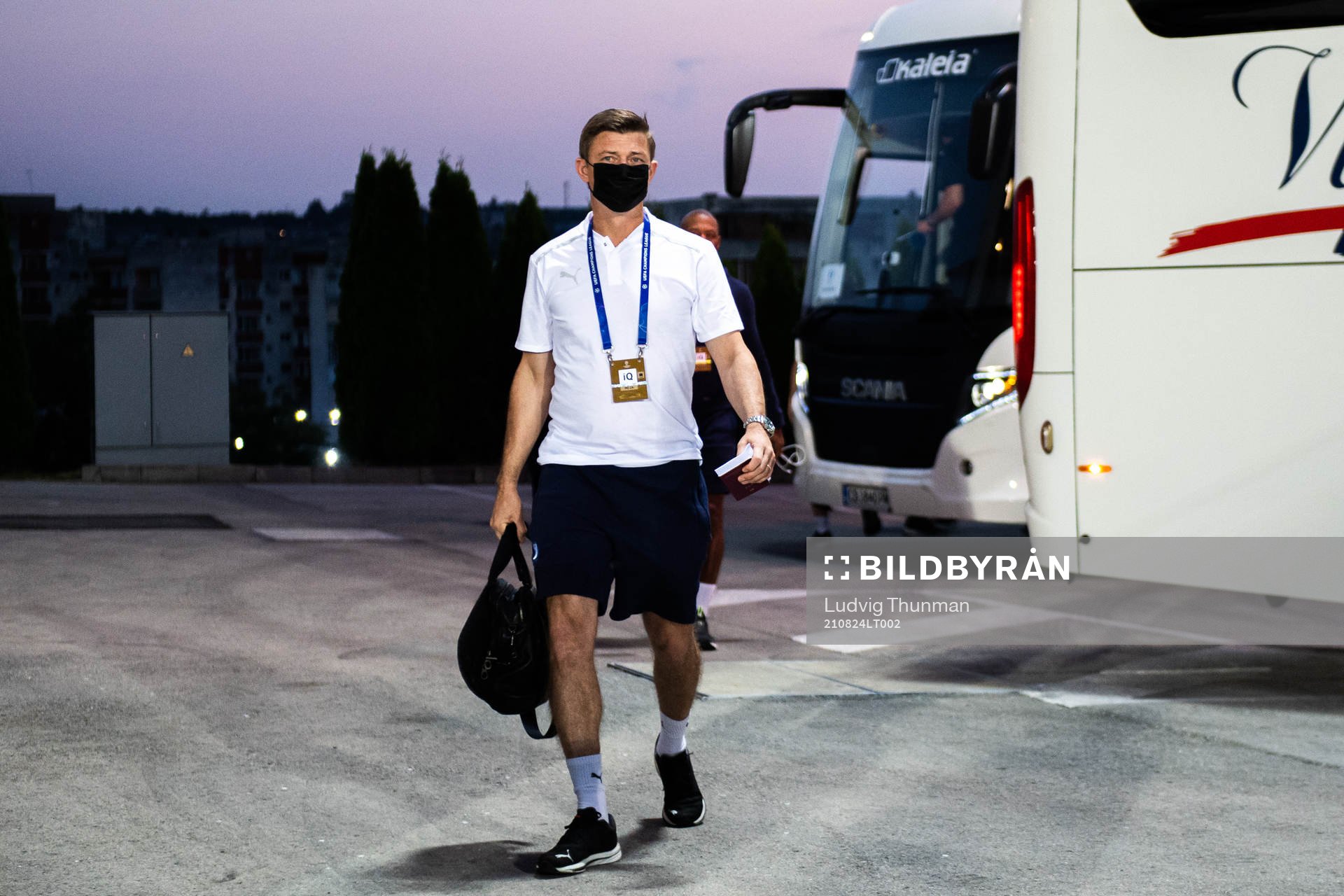 Jon Dahl Tomasson, head coach of Malmö FF arrive at the