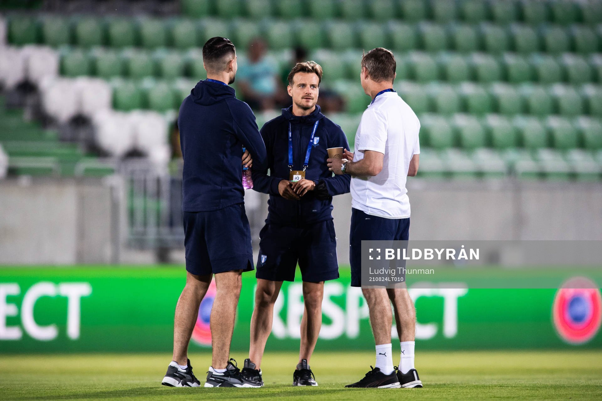 Antonio Colak, Eric Larsson and Jon Dahl Tomasson, head
